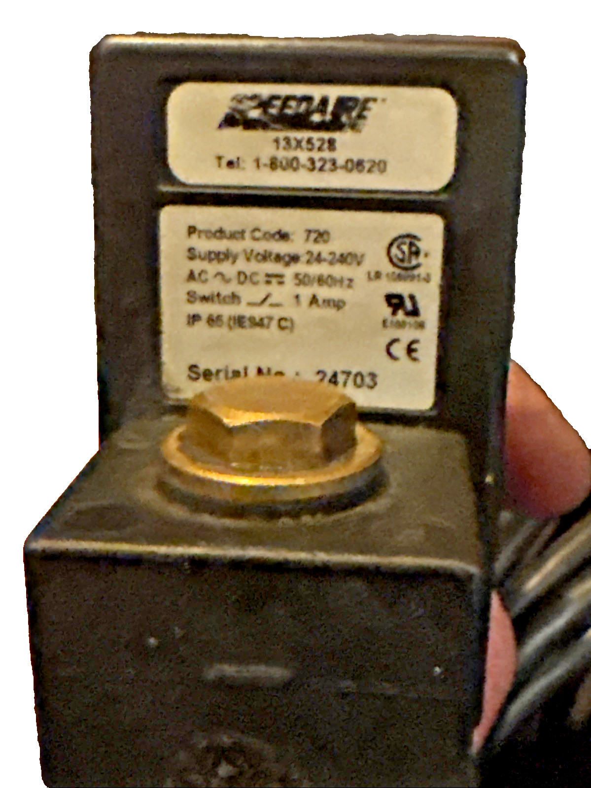 Speedaire Timed Electric Auto Drain Valve: 1/2″NPT Air Compressor 13X528 Works