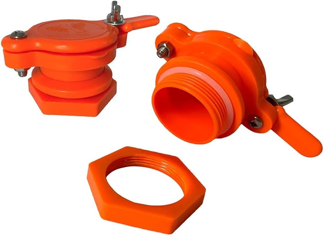 2 Pack Honey Gate Valve Honey Extractor Tap Bee Honey Harvesting Tool Beekeeping