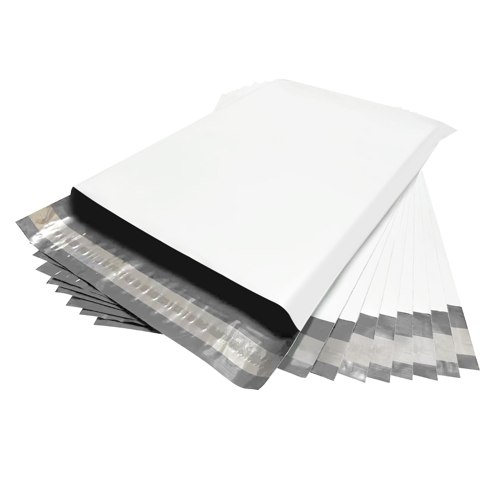 White Poly Mailers 12×15.5 inch 2.5MIL Shipping Bags Mailing Envelopes 500 pcs