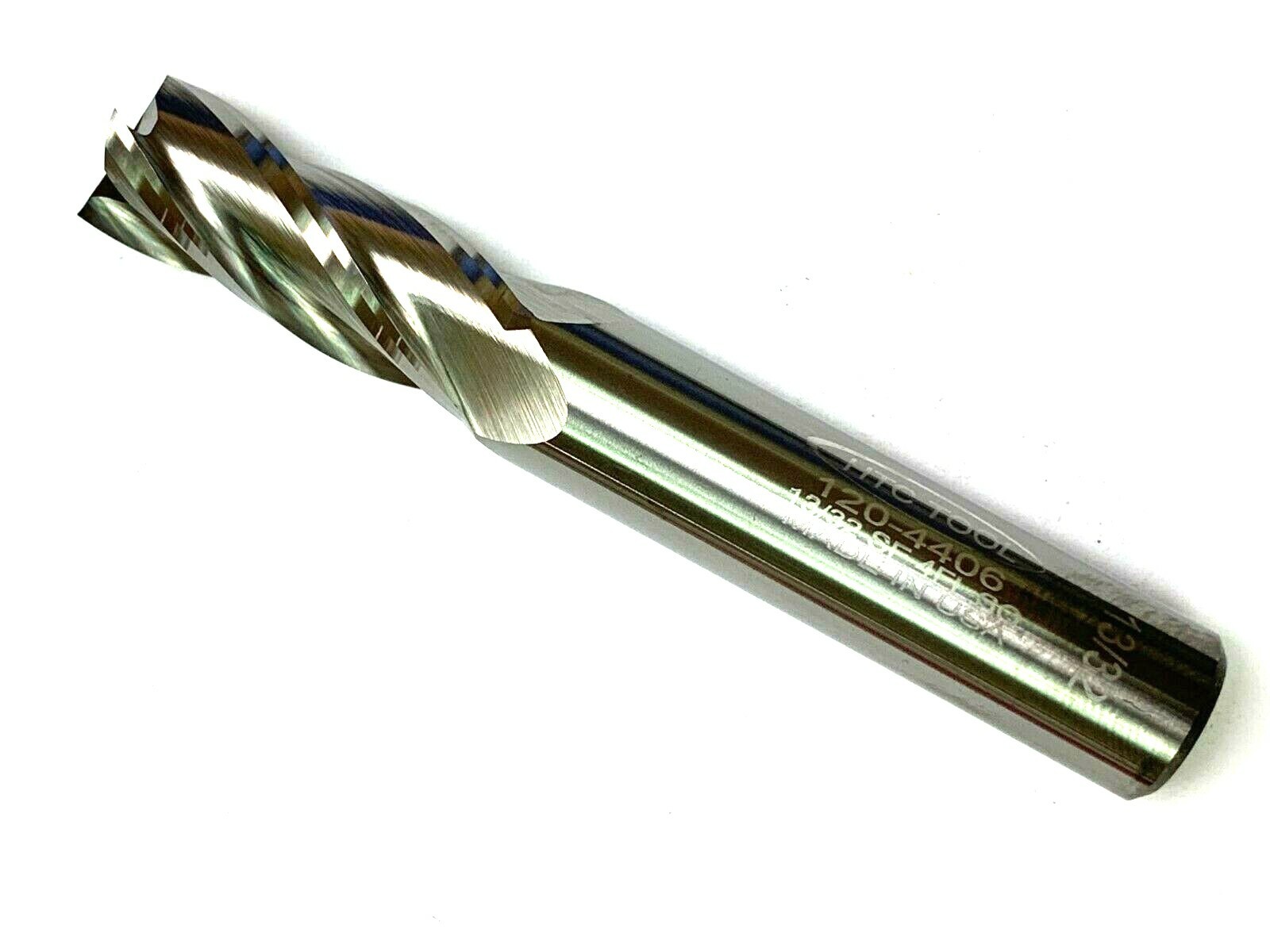 13/32″ 4 FLUTE SOLID CARBIDE END MILL HTC #120-4406 7/8″ FLUTE X 2-1/2″ OVERALL