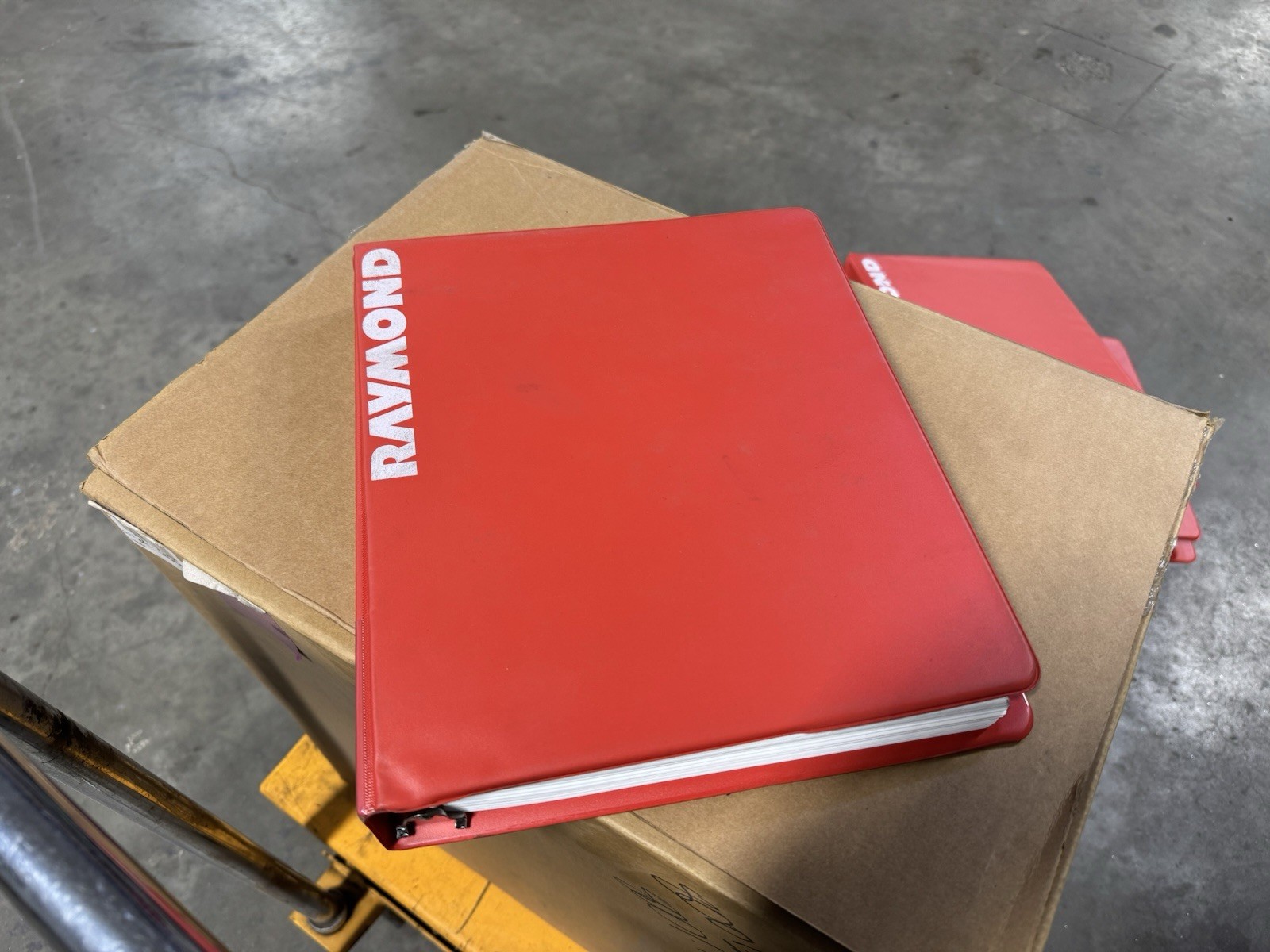 (NEW) PARTS MANUAL-RAYMOND 4460 3-WHEEL SIT DOWN COUNTERBALANCED FORKLIFT