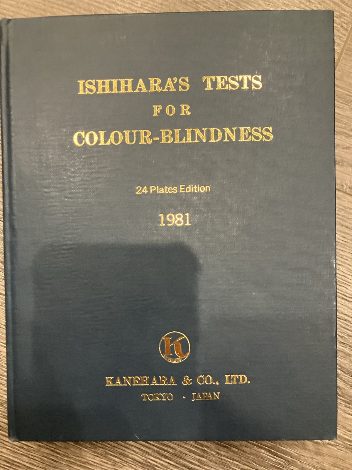 Ishihara Test Book 24 Plates Color Deficiency Blindness Testing Opthalmic