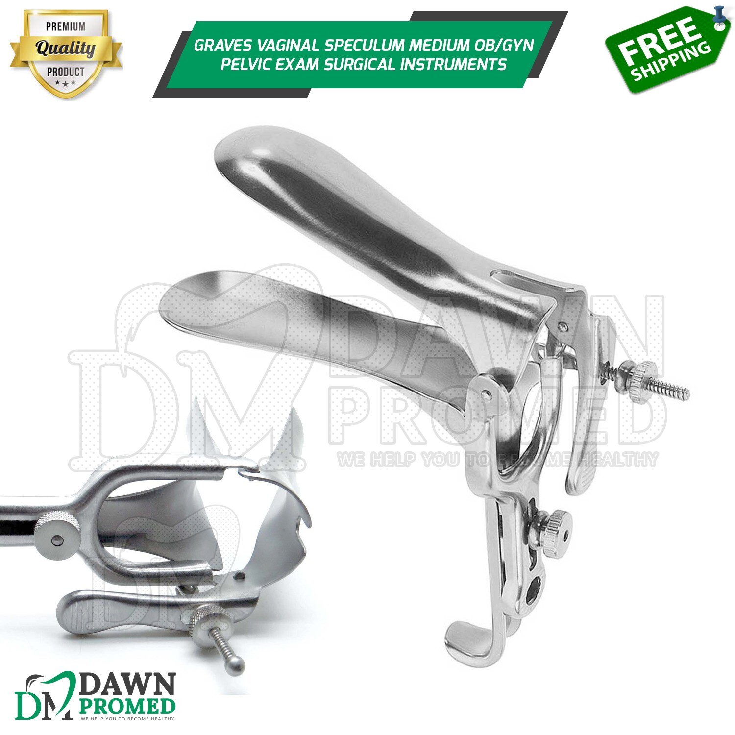 Graves Vaginal Speculum Medium OB/GYN Pelvic Examination Surgical Inst German Gr