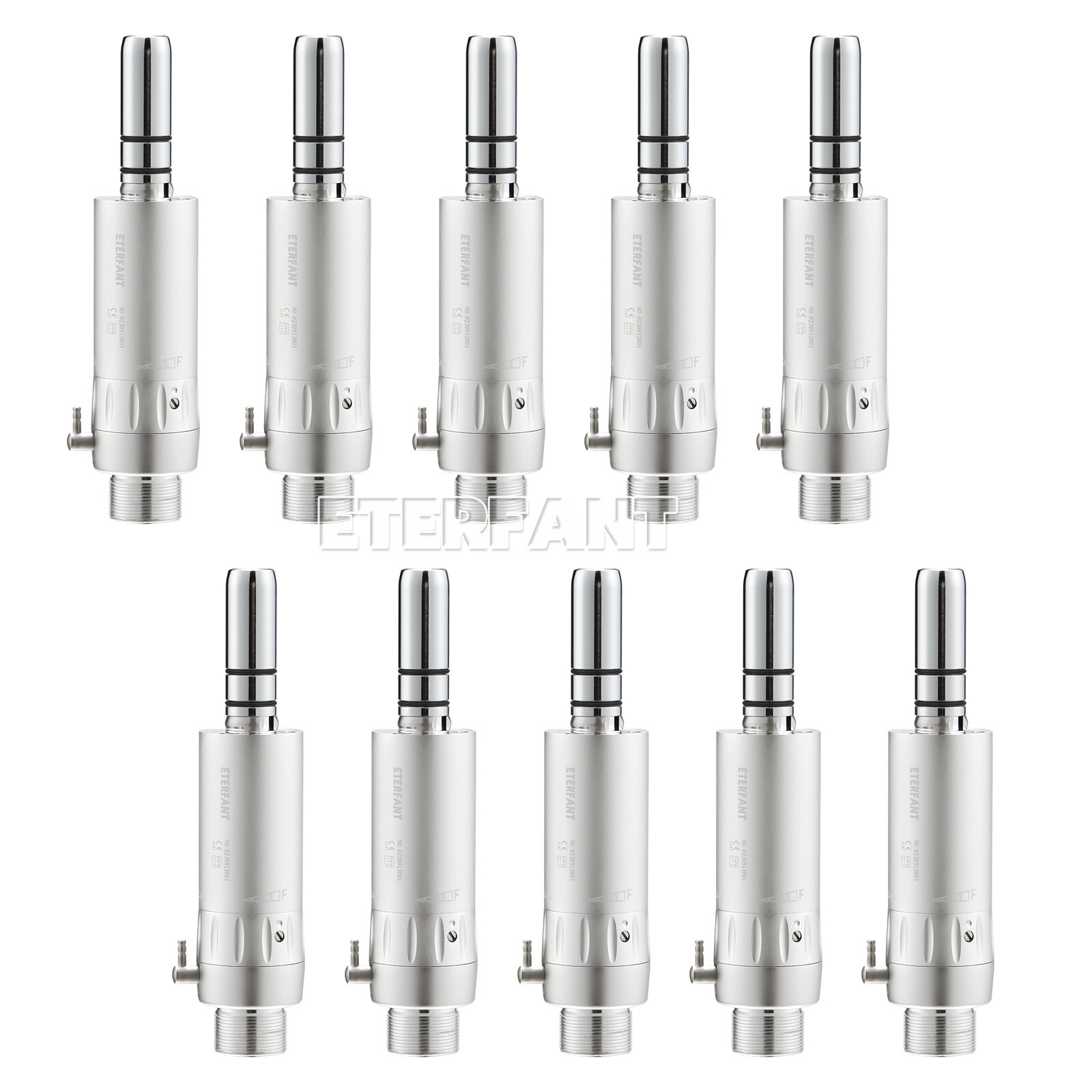 5xETERFANT Dental Inner Water Spray Air Motor Low Speed Handpiece Push Button 2H