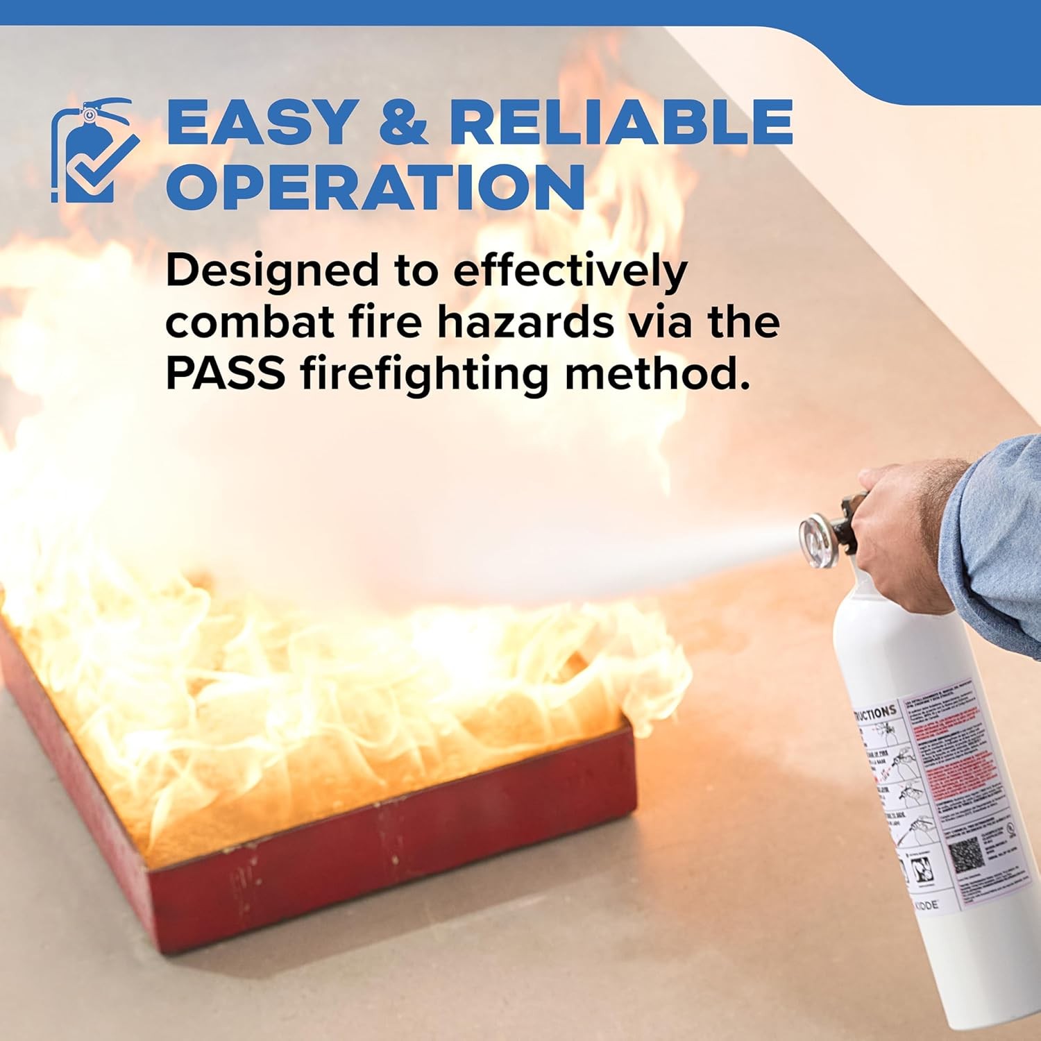 Kidde Mariner PWC Marine Fire Extinguisher 2lb Class B C for Boats Watercrafts
