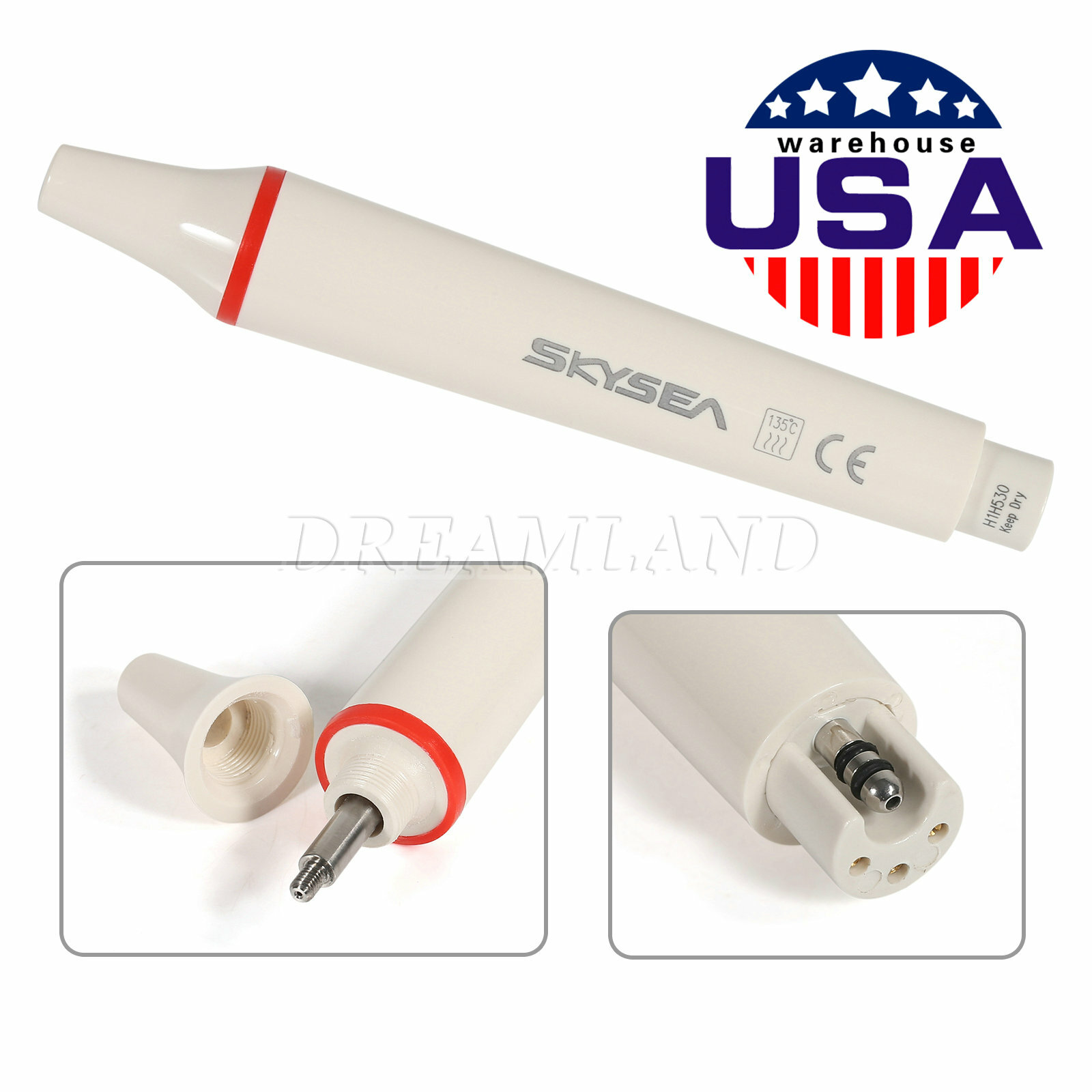 SKYSEA Detachable Dental Ultrasonic Scaler Handpiece Scaling Perio Endo fit EMS