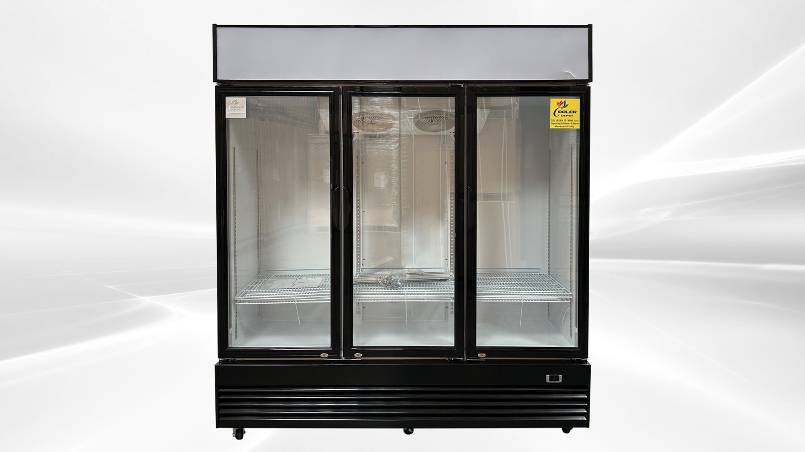 NEW Commercial 3 Glass Door Upright Refrigerator Large Display Cooler NSF ETL