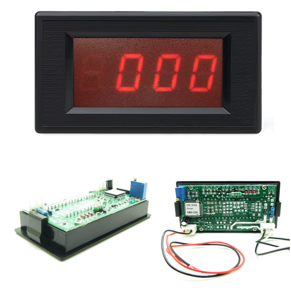 DC Volt AMP Meter Voltage Voltmeter Current Ammeter LED Digit Milli Micro uA mA