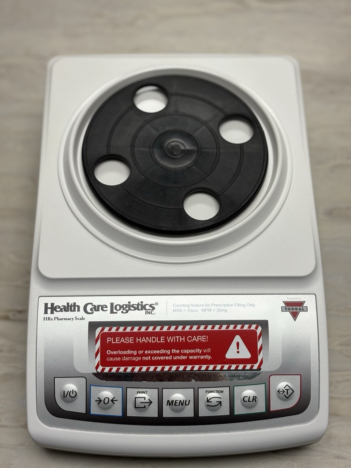 Torbal Scale: Pharmacy Grade, 320 gram max, INTERNAL calibration, retail ~$1,500
