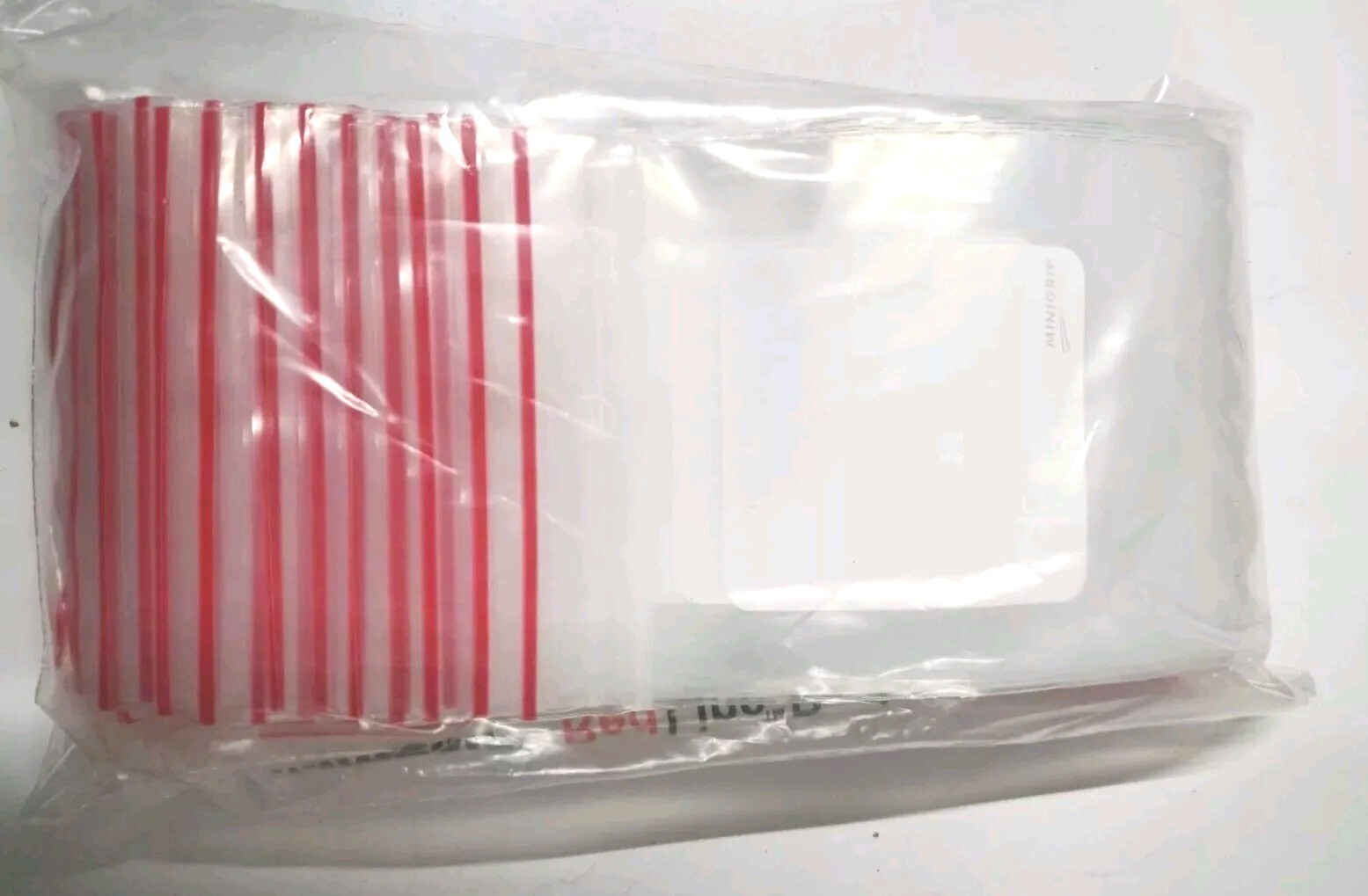 WHITE Block Bags RELOC ZIPPIT 3×5 4mil H. D. 3 x 5″ 4 Mil Bags 100