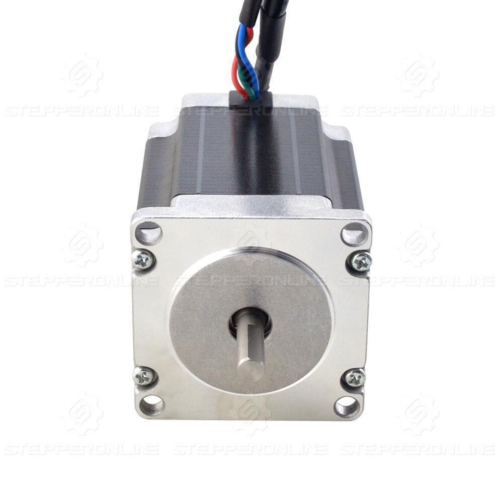 STEPPERONLINE Nema 23 Closed Loop Stepper Motor 262oz.in with Encoder φ6.35mm
