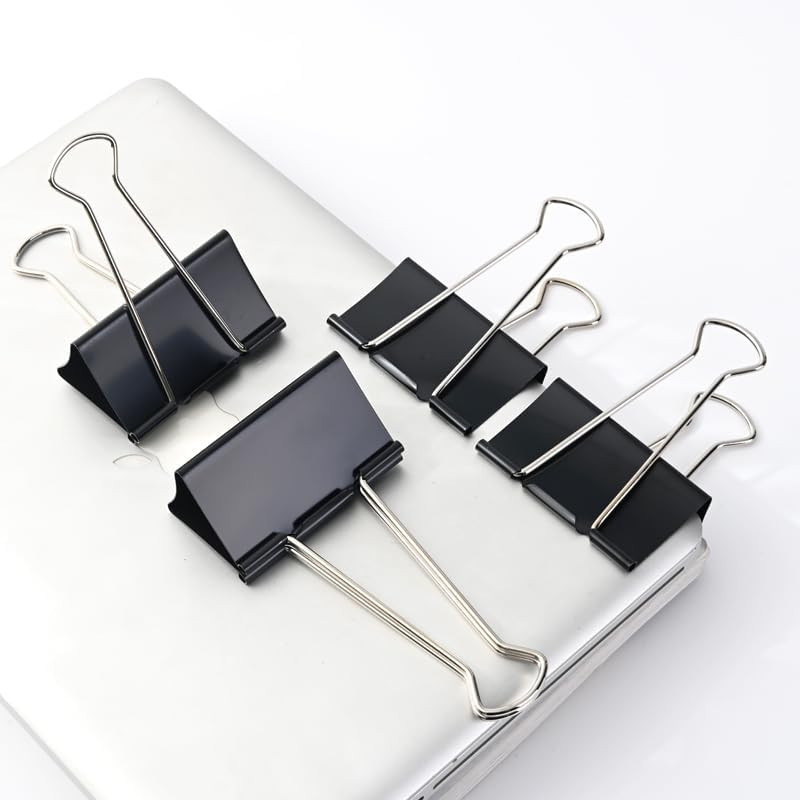 Extra Large Binder Clips 3 Inch Super Big Binder Clips 6 Pack Big Metal Paper Cl