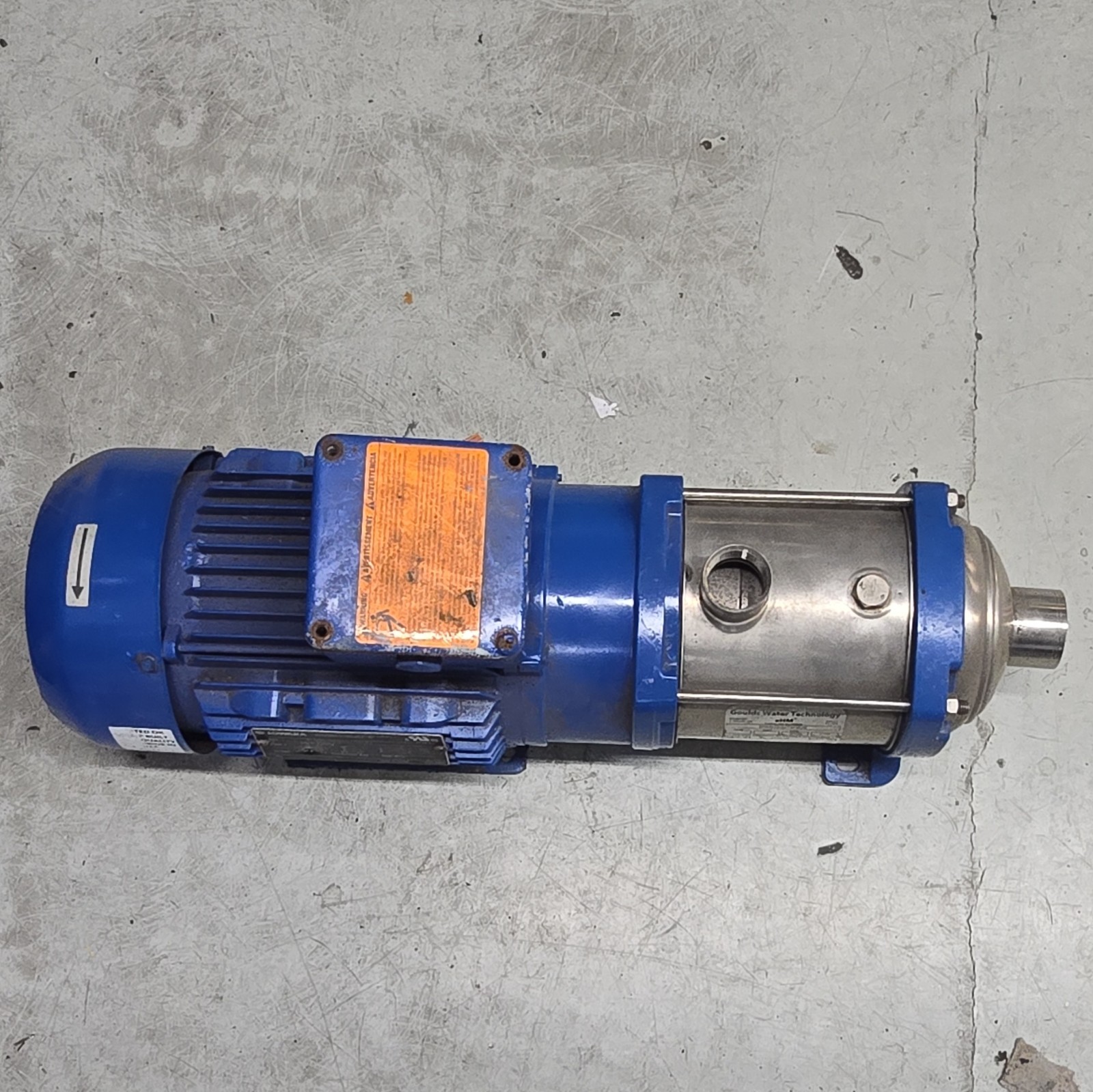 Goulds eHM 5HM07N22T6PBQE 3HP Multistage Stainless Steel Water Pump 235 PSI