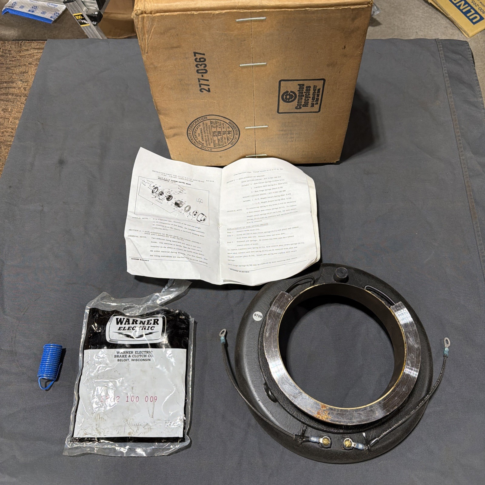 Warner Electric Clutch Brake 1302-100-007 12.25 X 5.5 C2E 013-980402 1302100007