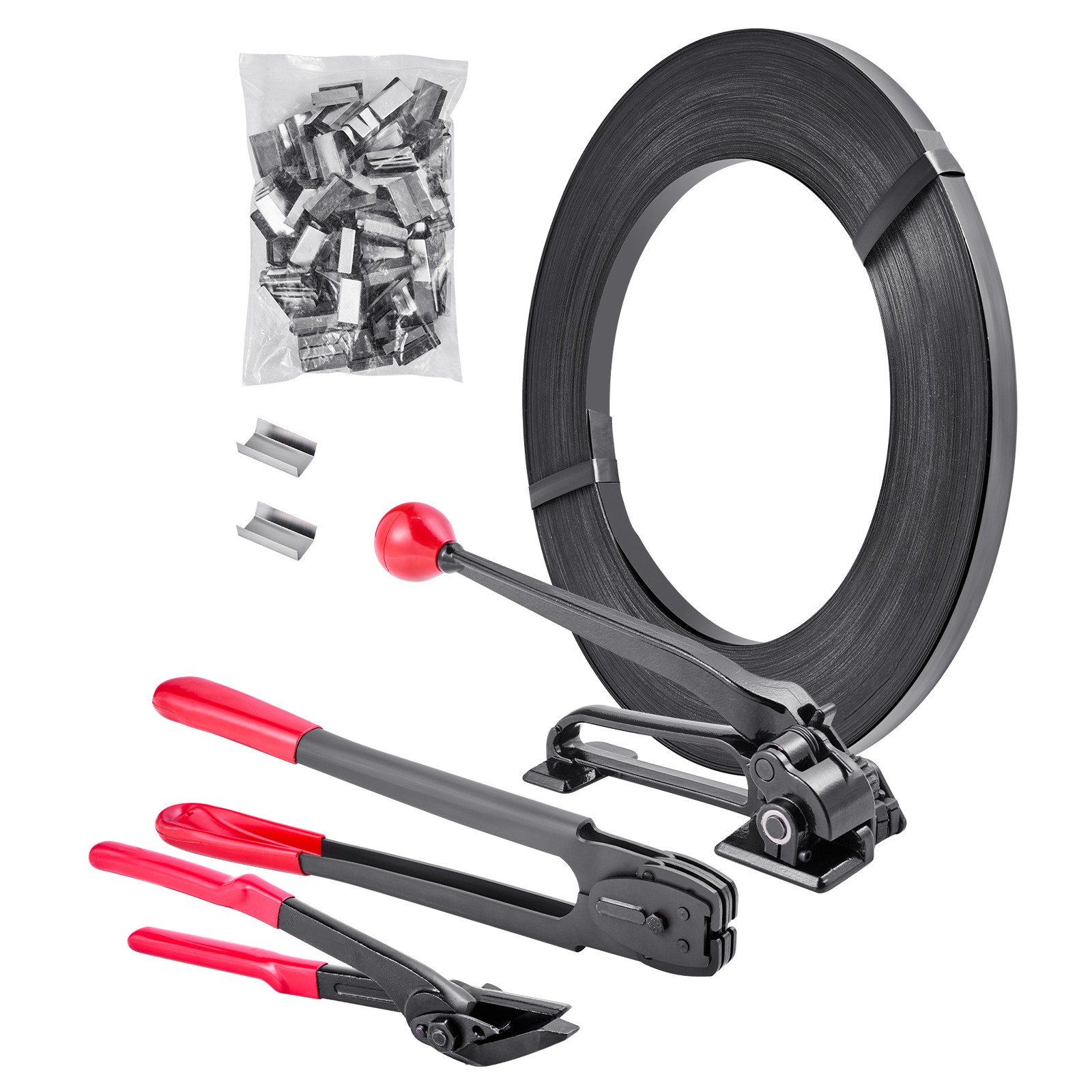 Uimoso 3/4 inch 600 ft Steel Strapping Kit Straps and 300 Metal Seals