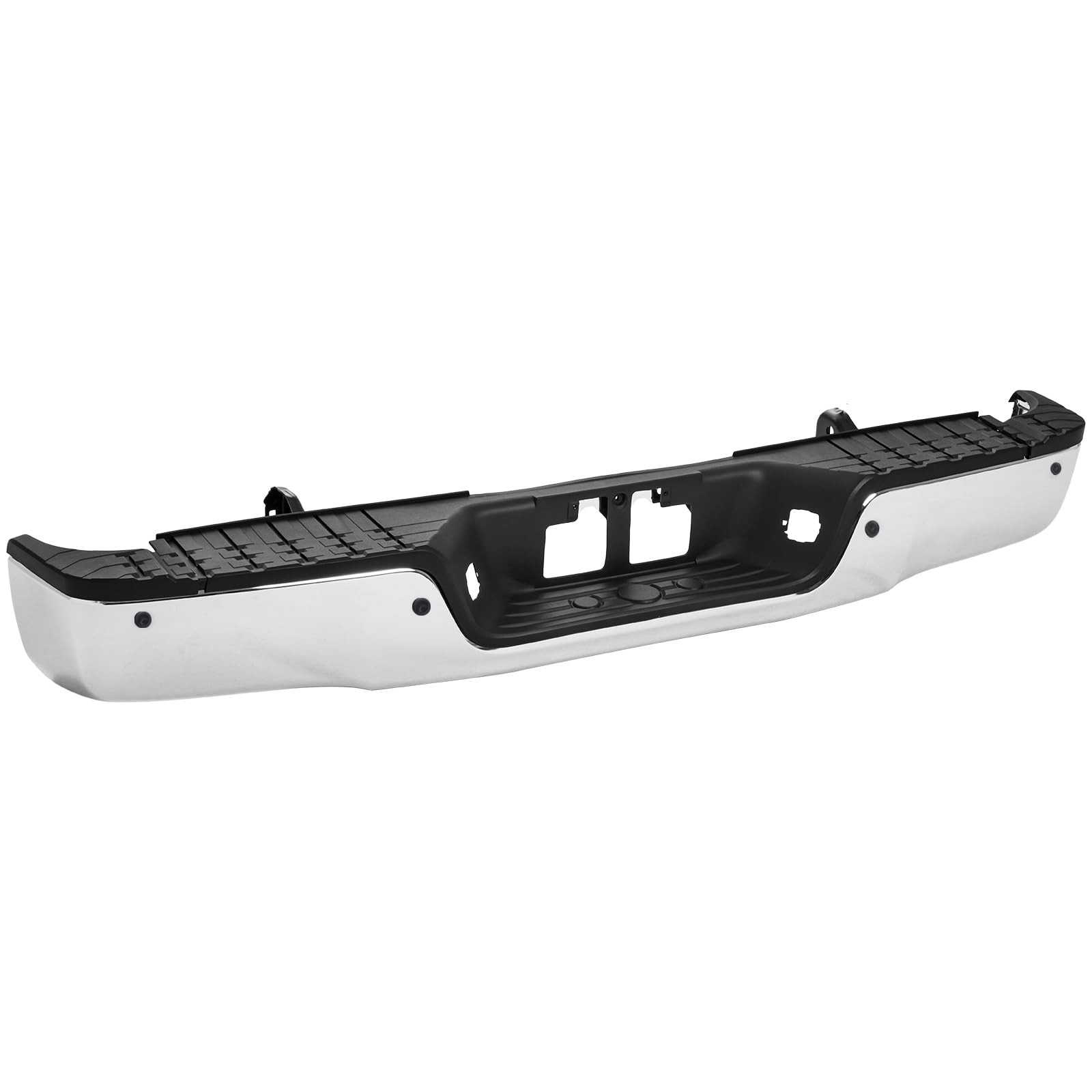 Steel Rear Step Bumper Compatible with 2007-2013 Toyota Tundra