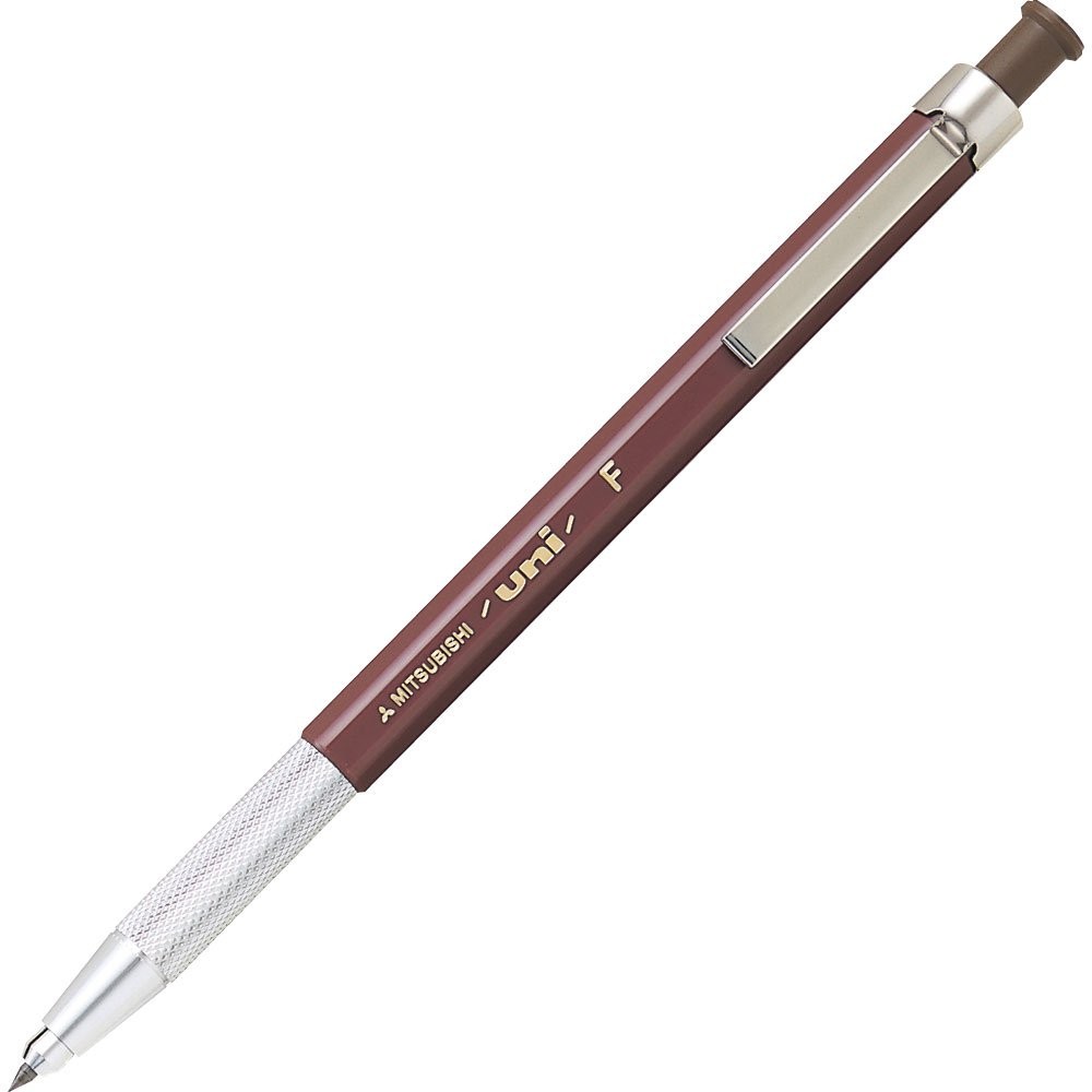 Uni Lead Holder Pencil, Holder, 2.0mm, F (MH500F) 1 Count (Pack of 1), Black