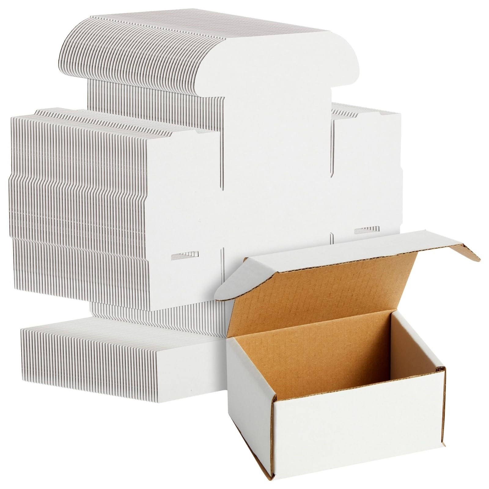 Stockroom Plus Mailing Box – 50 Pack, White, 4 x 3 x 2 Inch one-size, White