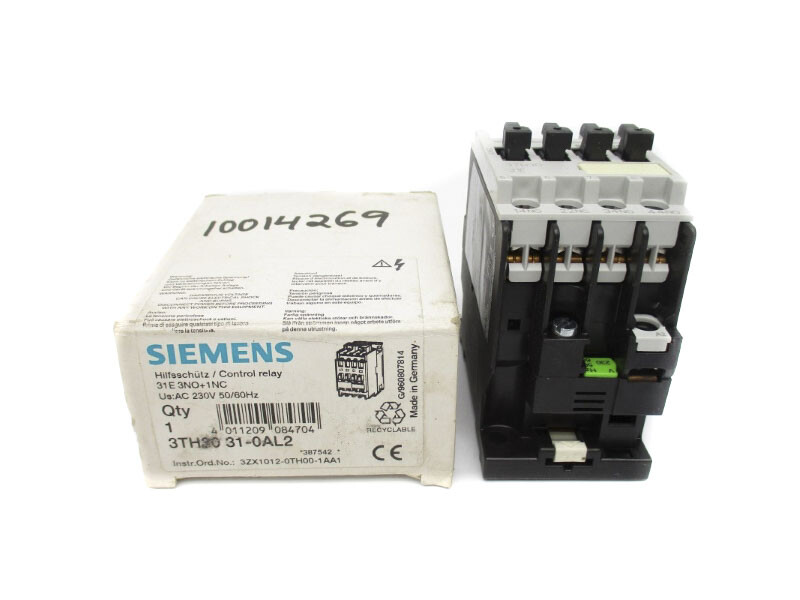 SIEMENS 3TH3031-0AL2 230VAC 16A NSMP