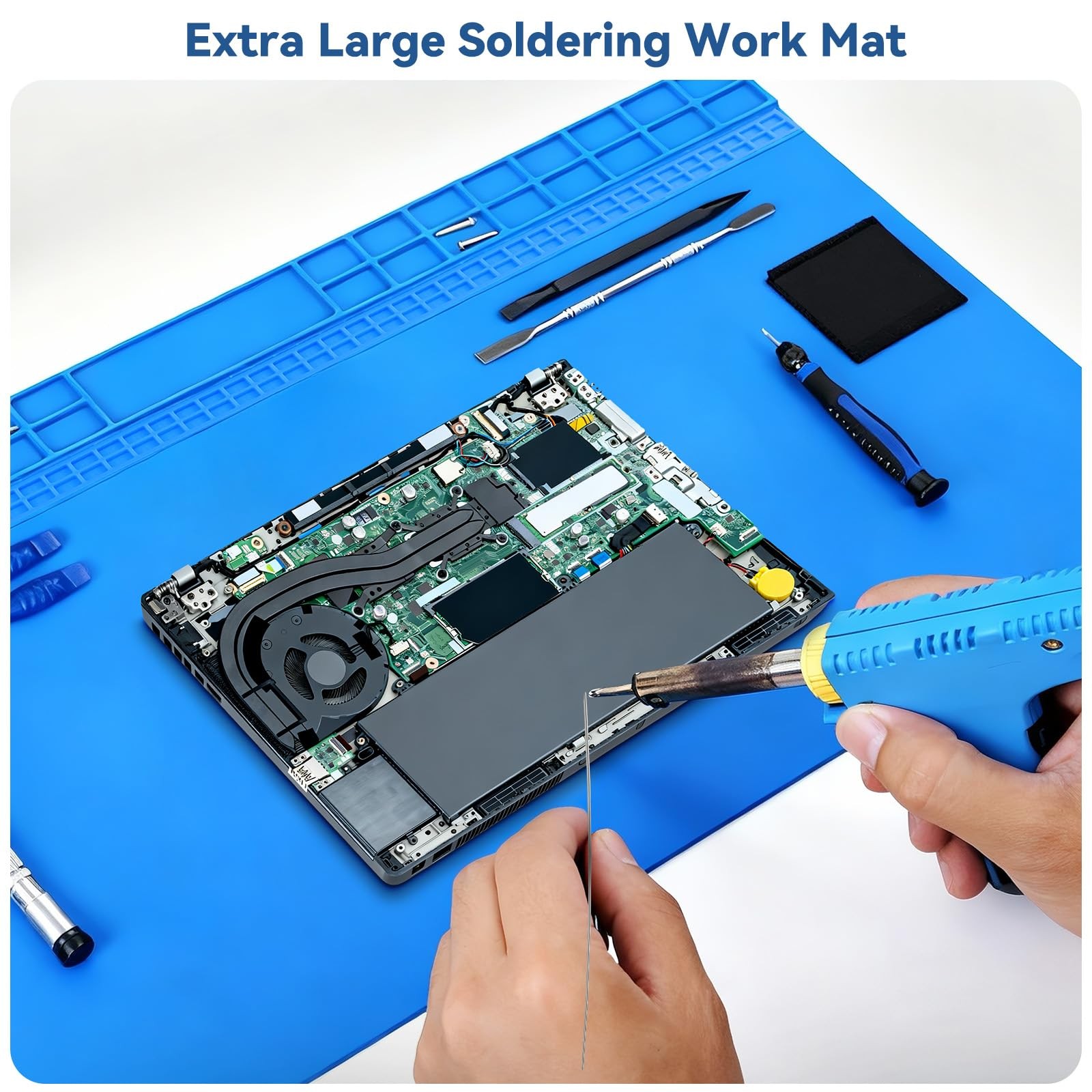Extra Large Soldering Mat, 932°F Heat Resistant Silicone Solder Mat, Large Re…