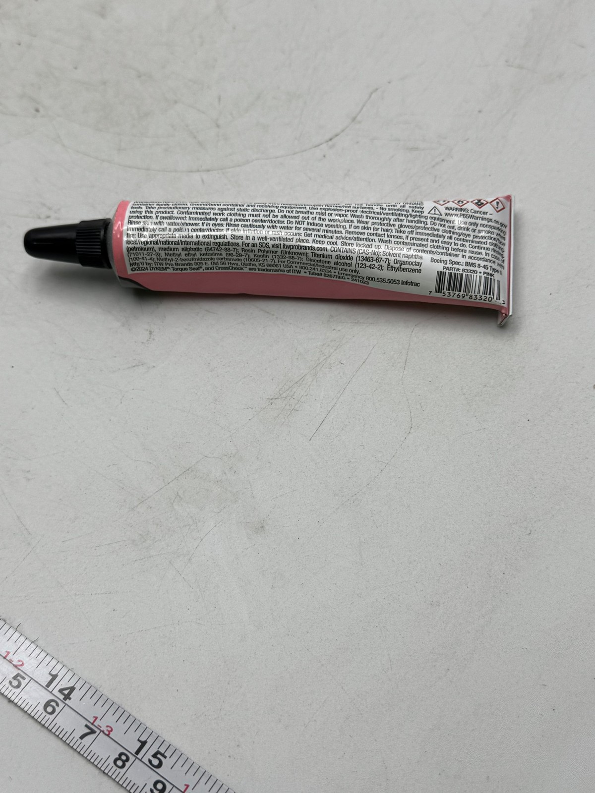 CrossCheck Torque Seal Pink Indicator Paste Tube Part#83320 BMS8-45 5 Pack