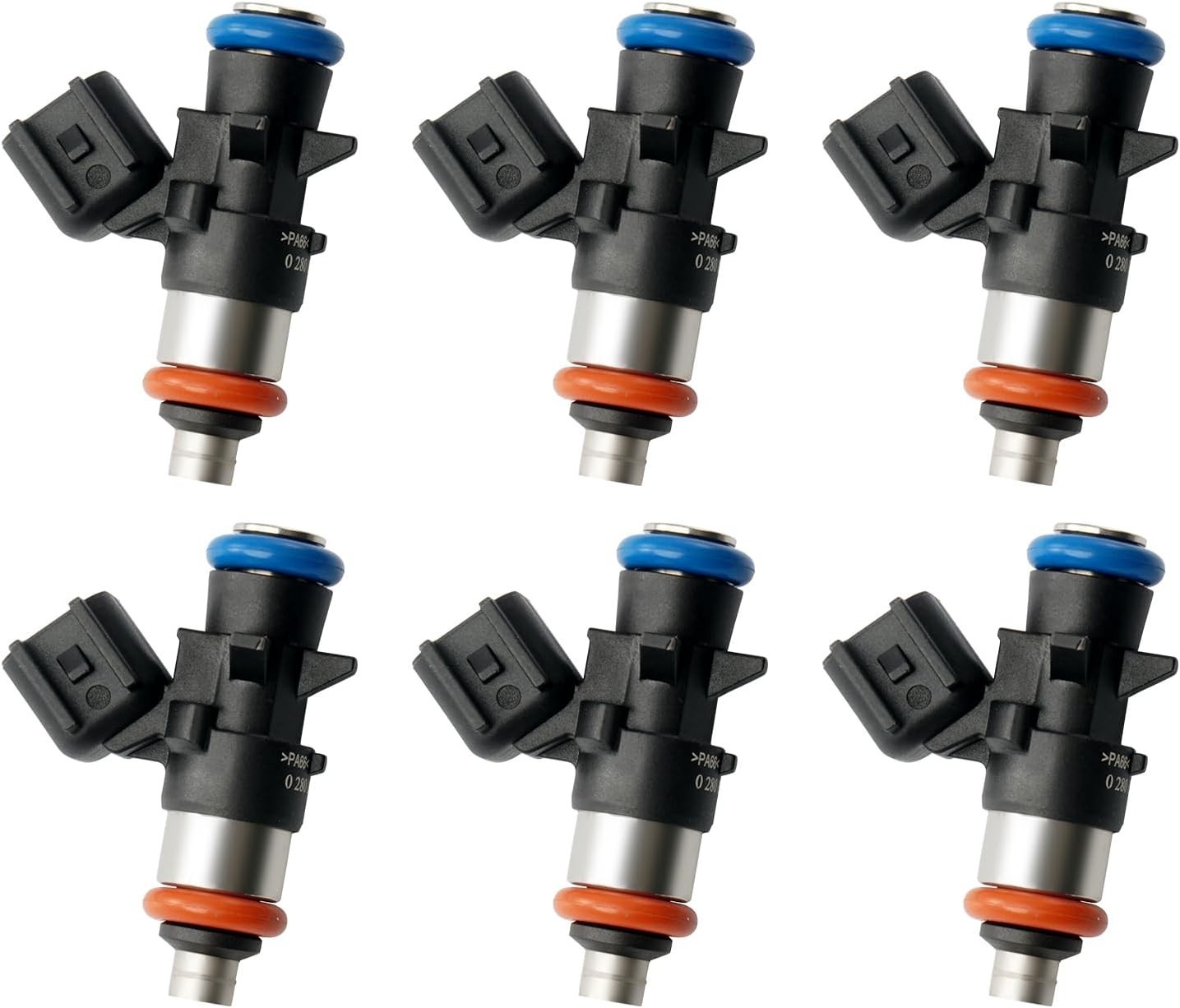 6 PCS New GENUINE MOPAR FUEL Injectors WRANGLER Challenger 3.6L 5184085AC