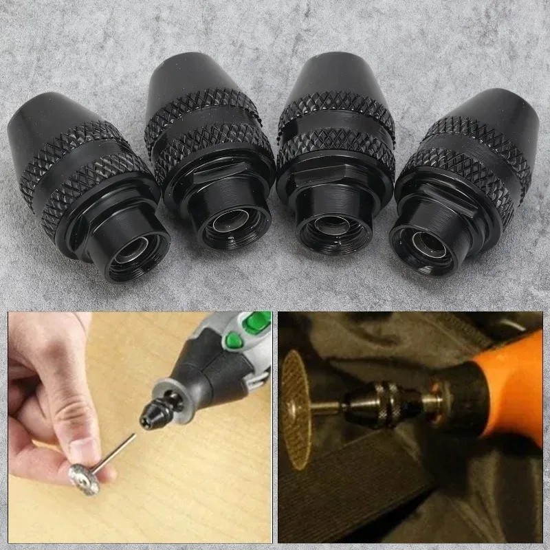 3 Multi-Keyless Drill Chucks Rotary Tools for Dremel 3000 4000 7700 8200