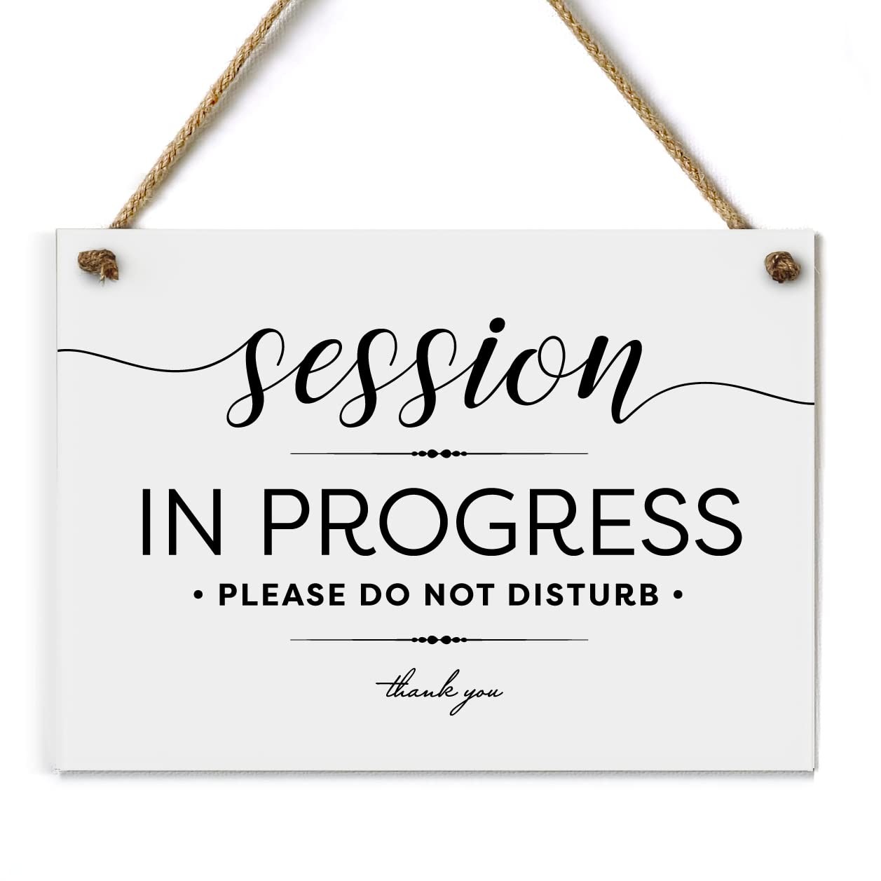 5×7 Inch Session in Progress Do Not Disturb Sign ~ Exclusive Value Series wit…