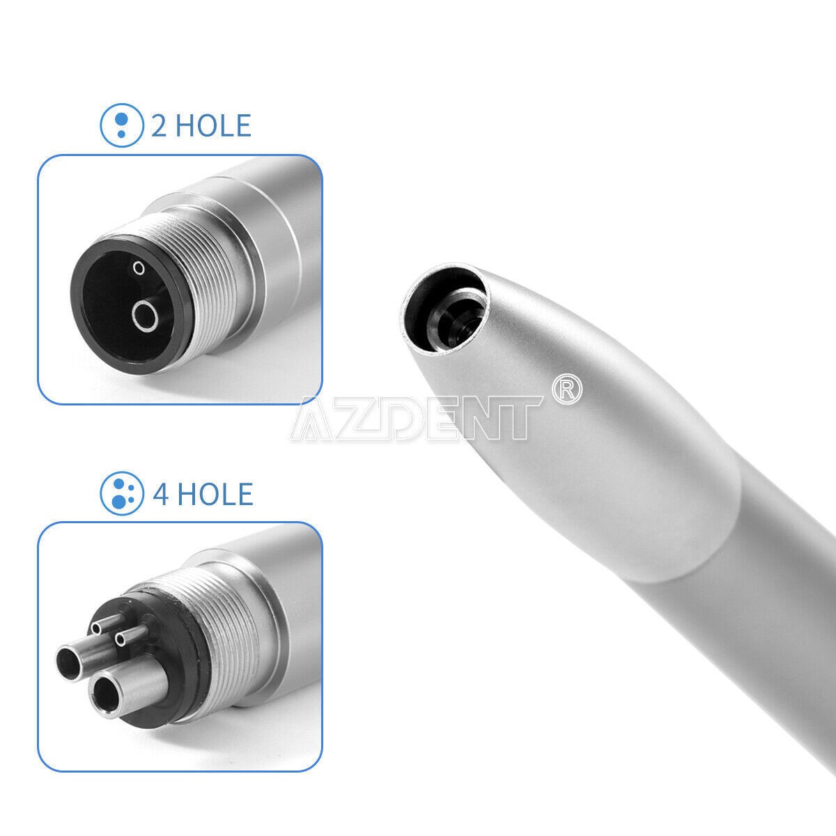 Kavo Style Dental Air Scaler Handpiece Sonic Scaler Cleaner 2/4Holes w/3pcs Tips