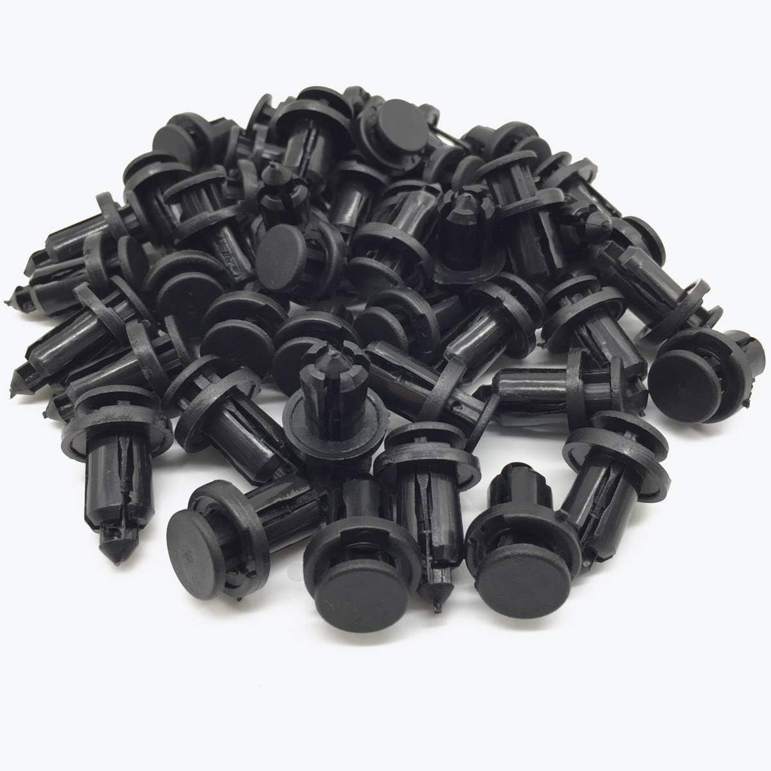 Lantee Nylon Bumper Push-Type Retainer Clips Fit for Nissan 01553-09241 240SX…