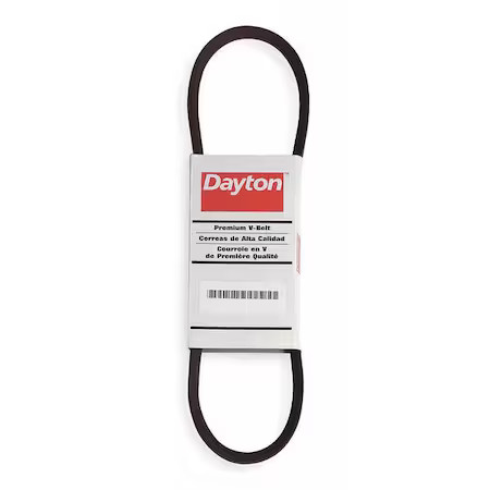 Dayton 4L390 4L390 Fhp V-Belt, 39 In Outside Length, 1/2 In Top Width, 5/16″