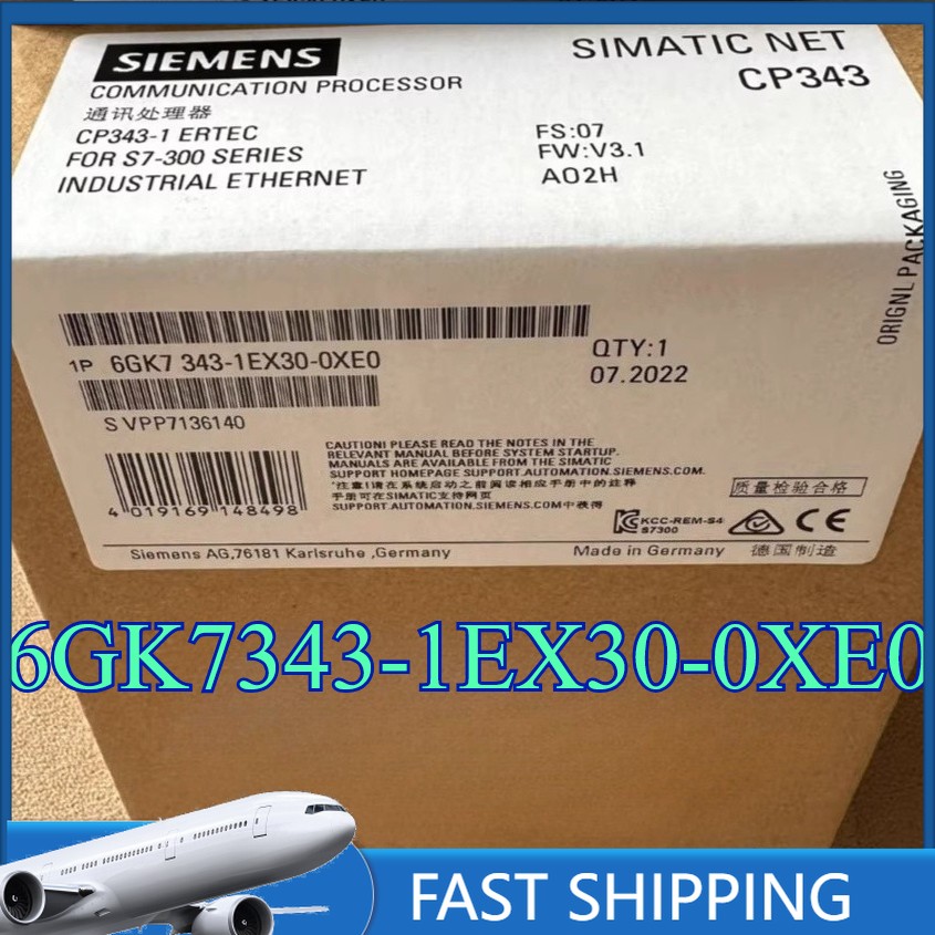 6GK7 343-1EX30-0XE0 1PCS New Siemen 6GK7343-1EX30-0XE0 PLC Module Fast Shipping