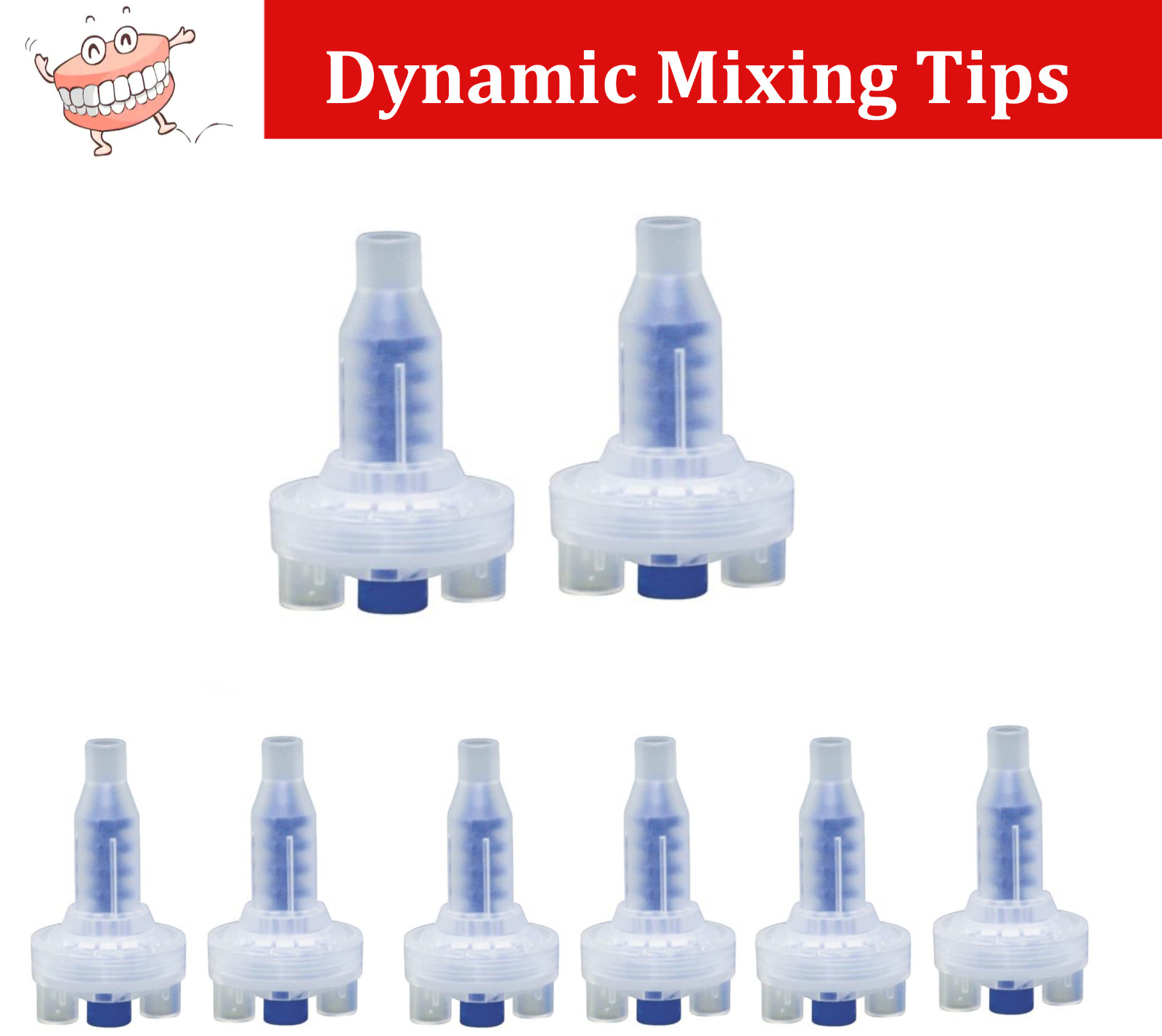 Dental Impression Material Genie Magic Mix Dynamic Mixing Tips – Refill, 50/Pkg