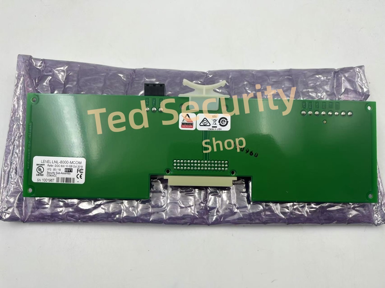 Mercury Lenel LNL-8000-MCOM Downstream Comm Module, Provides RS485 Comm NEW