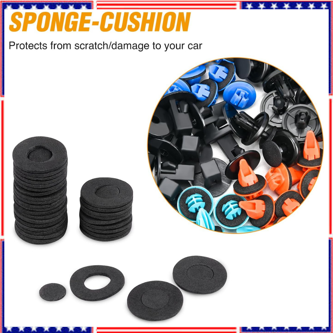 180Pcs Fender Flare Clips & Fasteners for Toyota 4Runner Tacoma RAV4 Bumper Repa
