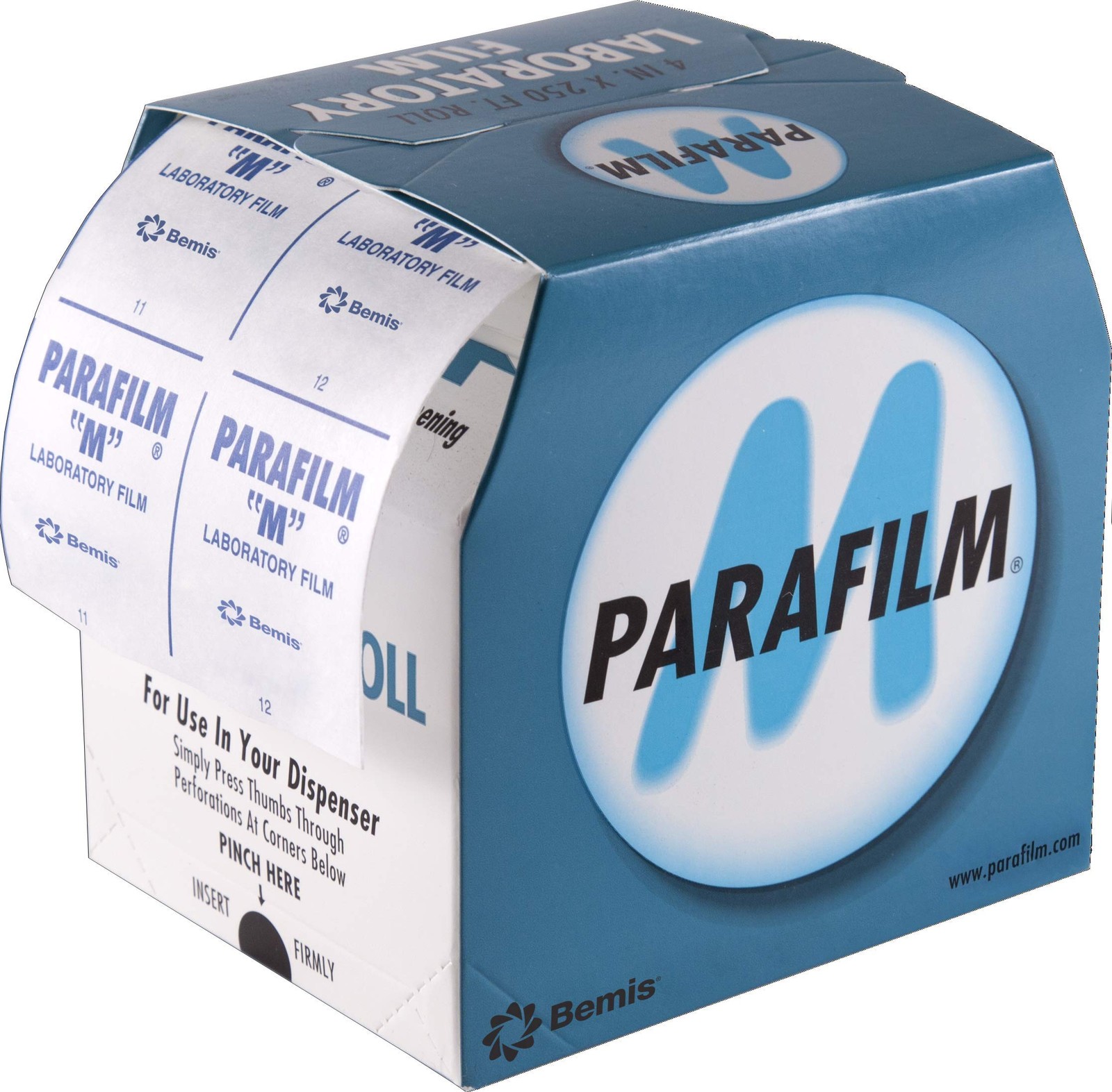 M PM999 All-Purpose Laboratory Film, 4″ x 250′ on 1″ Core
