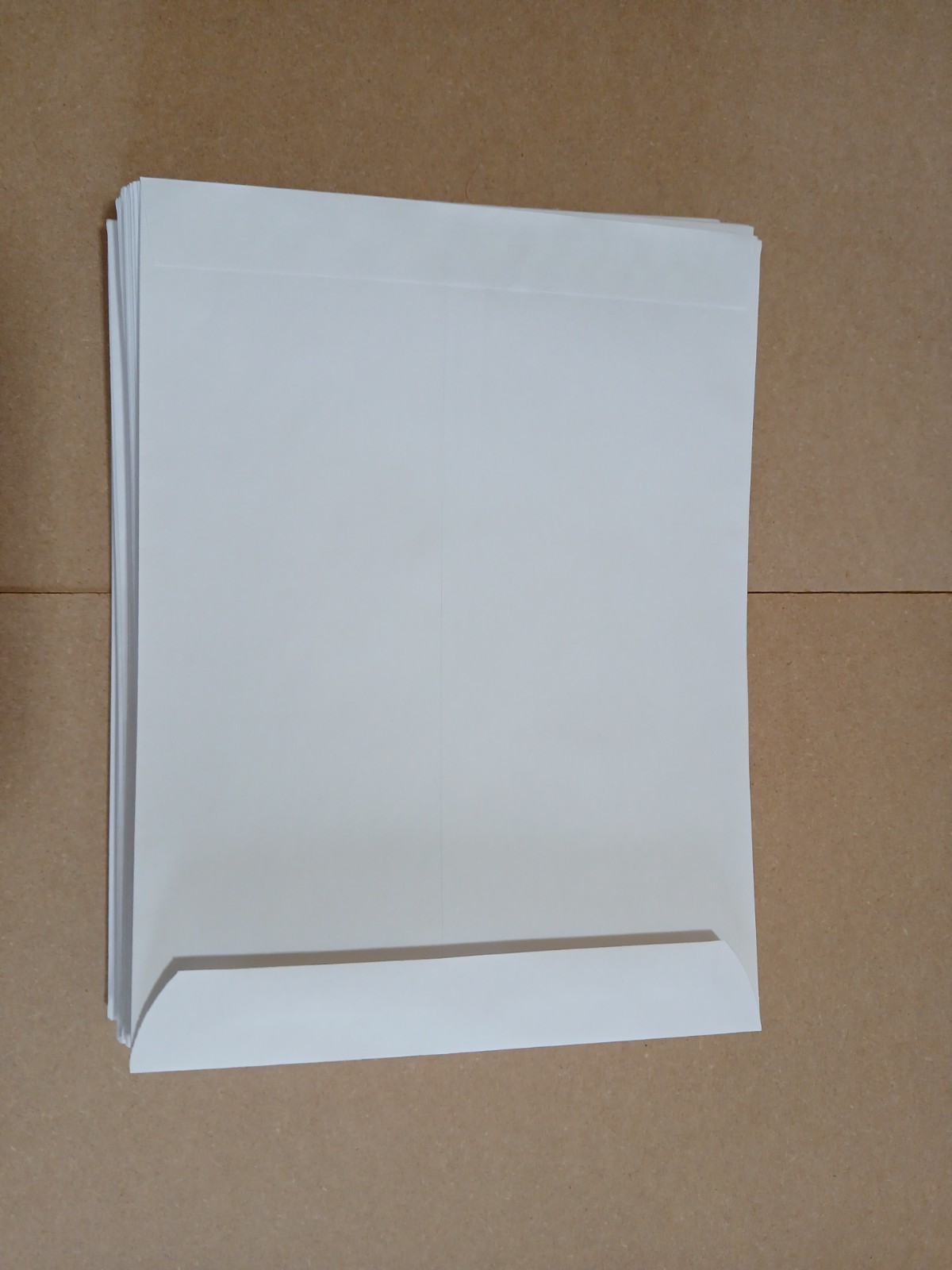 25 Pieces of 9 x 12 White Catalog Envelopes, 24w(90gsm), Lick to seal.