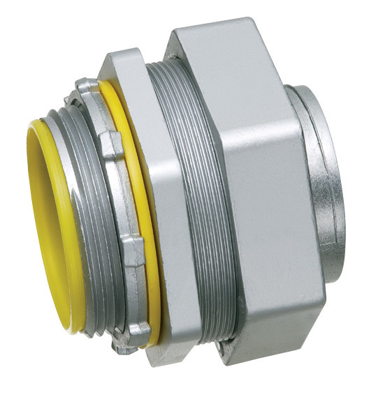 ⚡️3-Inch 3″ Liquid Tight Straight Connector Insulated Malleable Iron