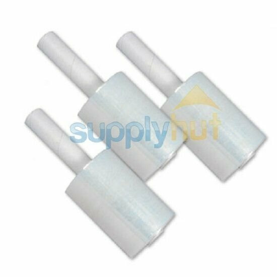 5″ in x 1000FT 80 Gauge Extended Core Stretch Shrink Film Hand Wrap 6 Rolls Roll