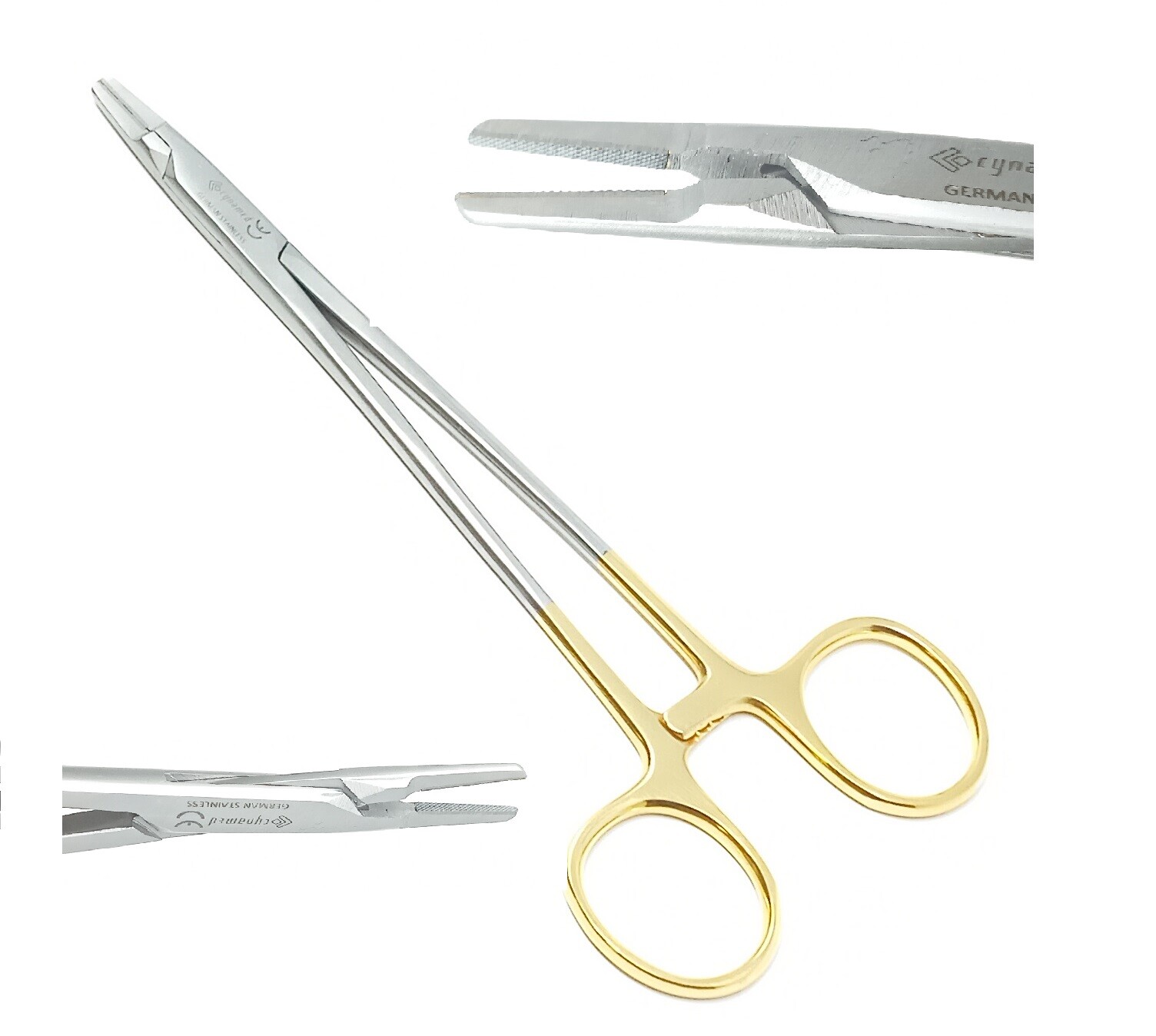 TC Premium Grade Ryder Needle Holder 7″ With Tungsten Carbide Inserts Surgical