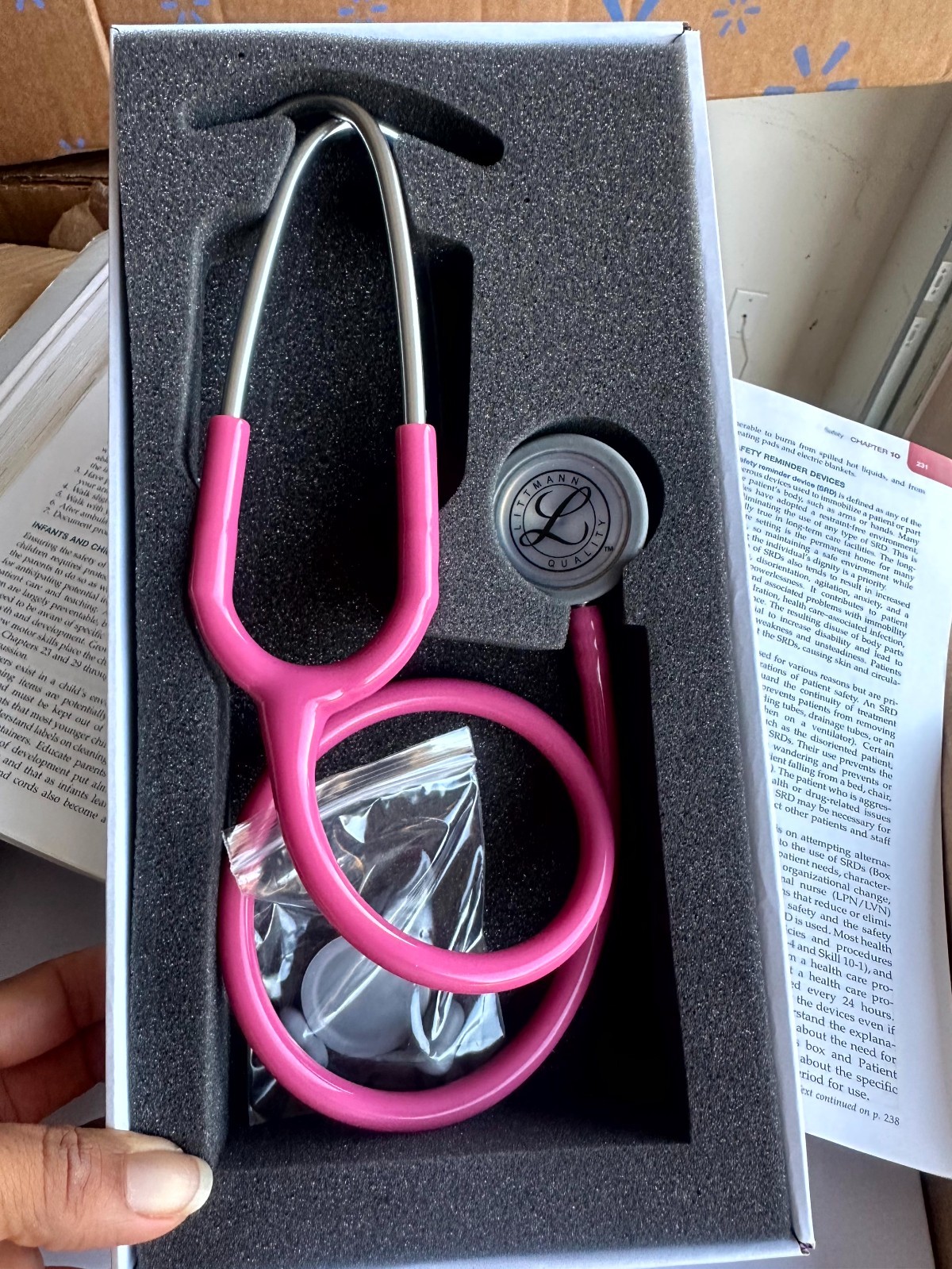 Pink Cardiology Dual Head Stethoscope – Nurse Doctor