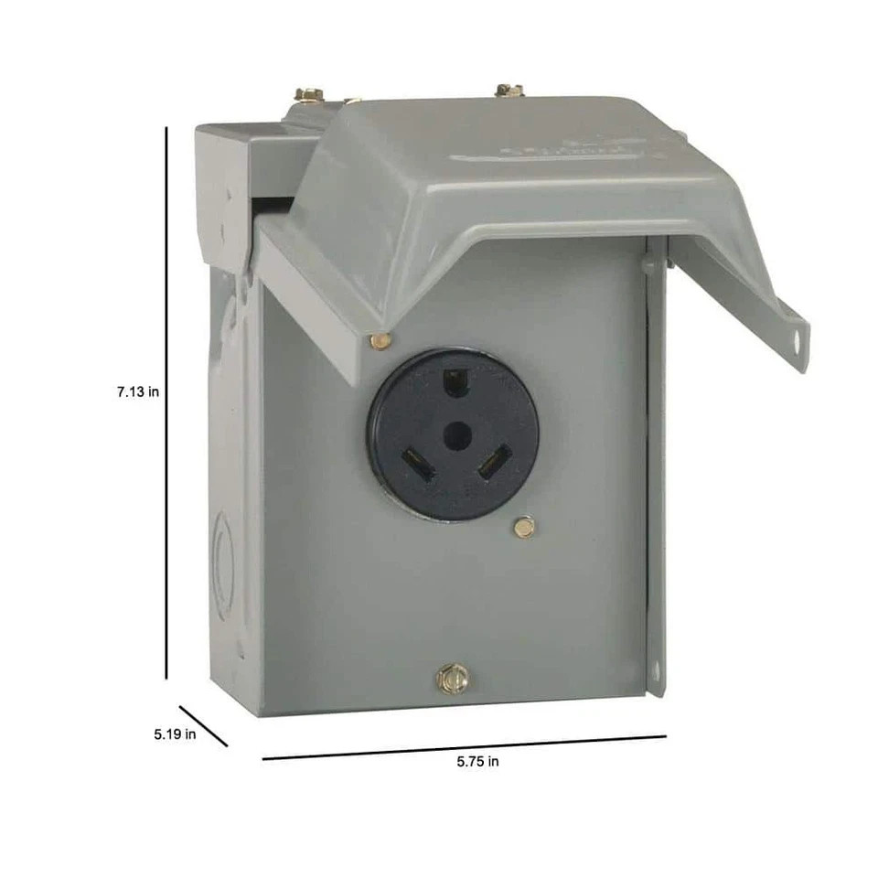 Midwest Electric Products 30 Amp Temporary RV Load Center Power Outlet