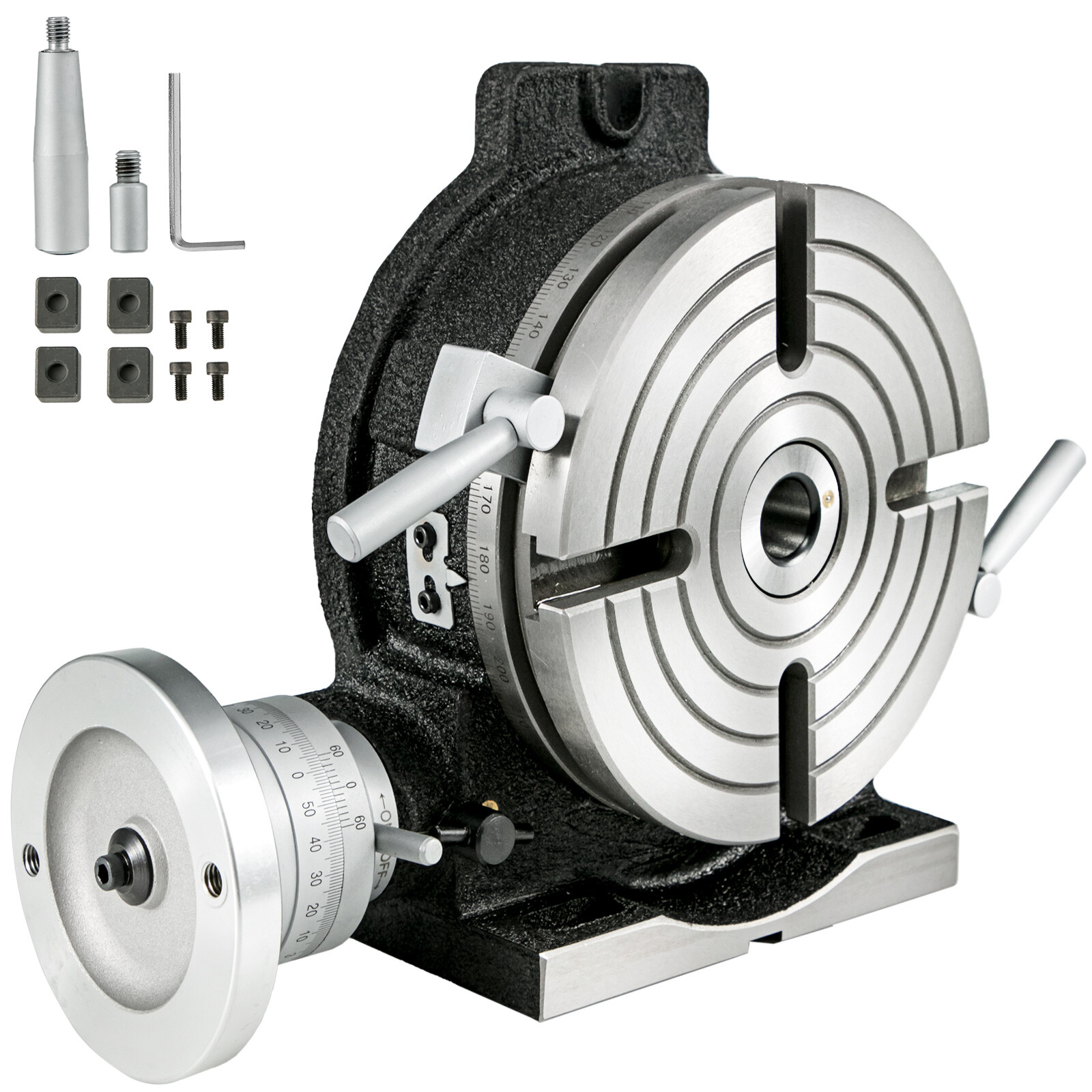 VEVOR 8″ Precision Horizontal and Vertical Rotary Table