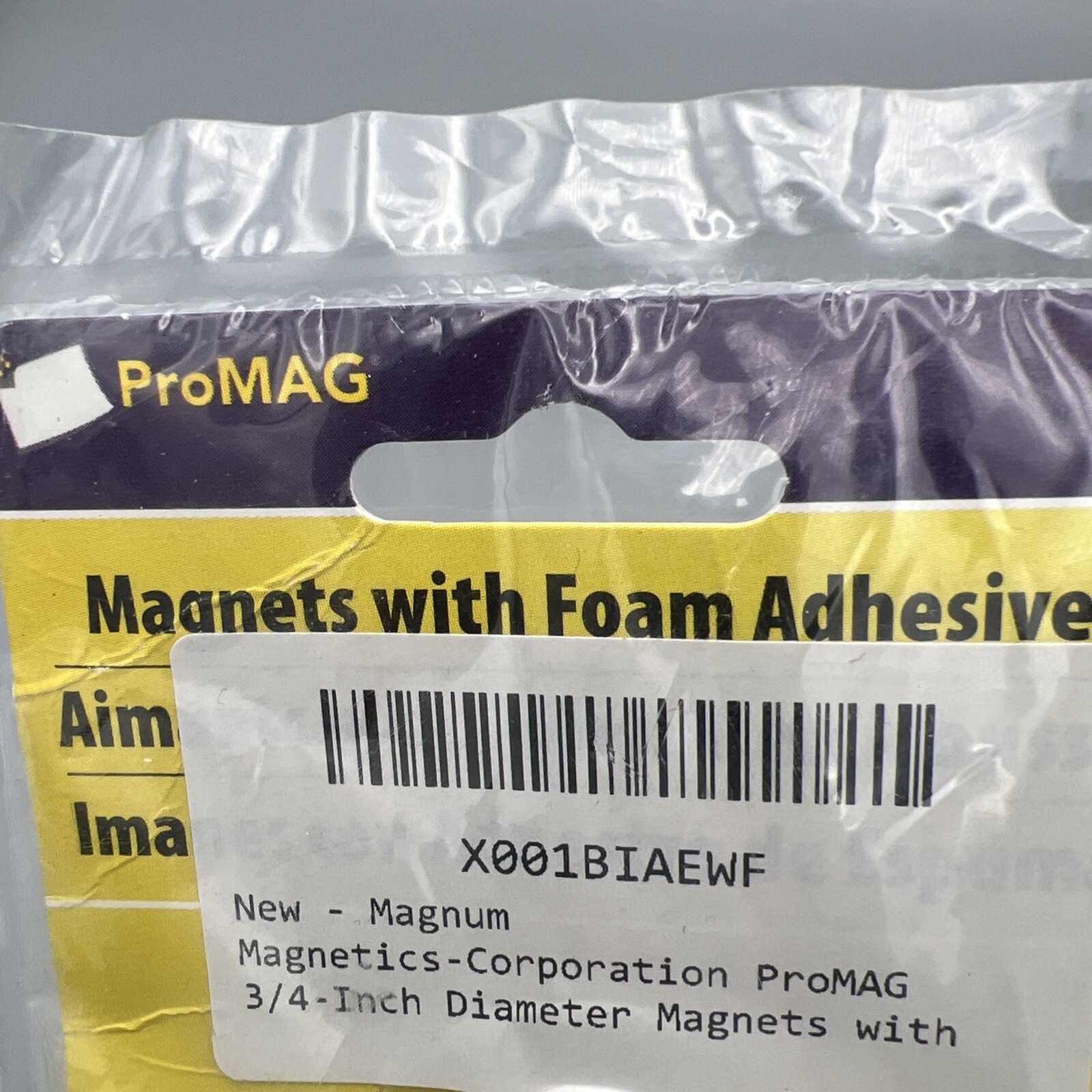 3 Pkg MAGNETS 3/4″ Round Foam Adhesive Darice 18 per pack 54 total New