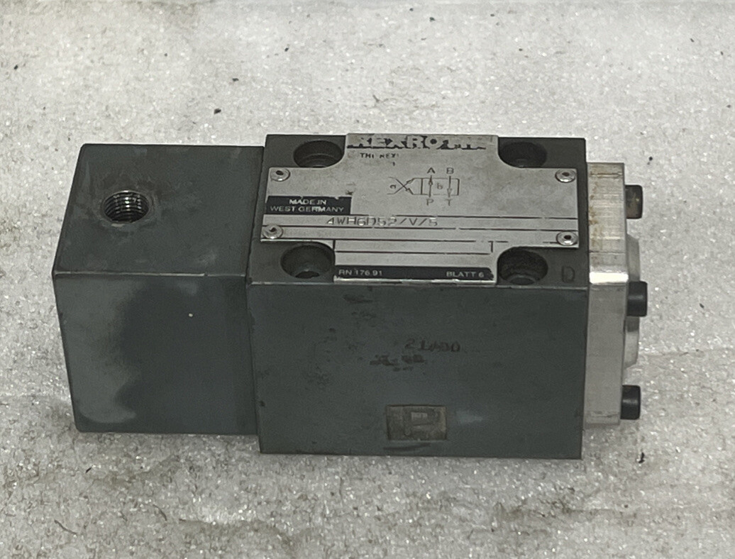 🔥REXROTH 4WH6D52/V/5 CONTROL VALVE, Used, Free Shipping🇺🇸