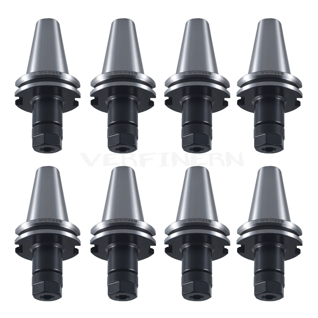 8PCS CAT40 ER16 2.76″ Collet Chuck Tool Holder Balanced G2.5 20000 RPM SET
