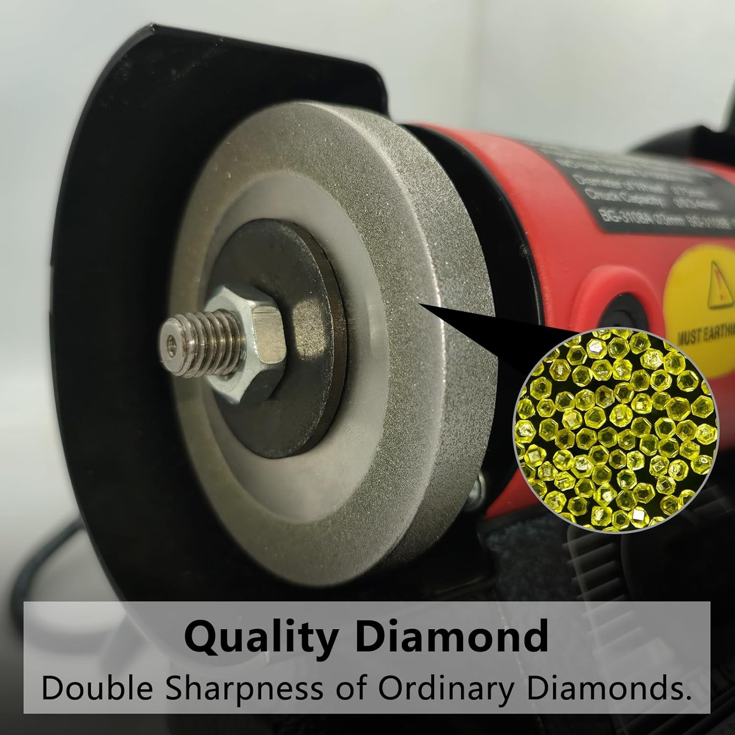 3 Inch Flat Diamond Grinding Wheel 150 Grit, 1/2″ Arbor, 10Mm Wide for Grinding