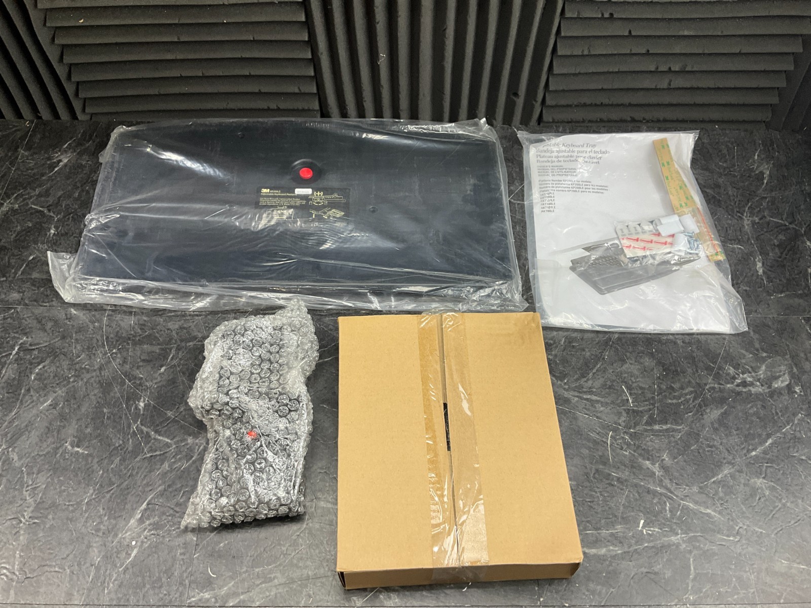 3M Adjustable Keyboard Tray KP200LE ✅ ❤️️ ✅ ❤️ NEW ✅ ❤️️ ✅ ❤️