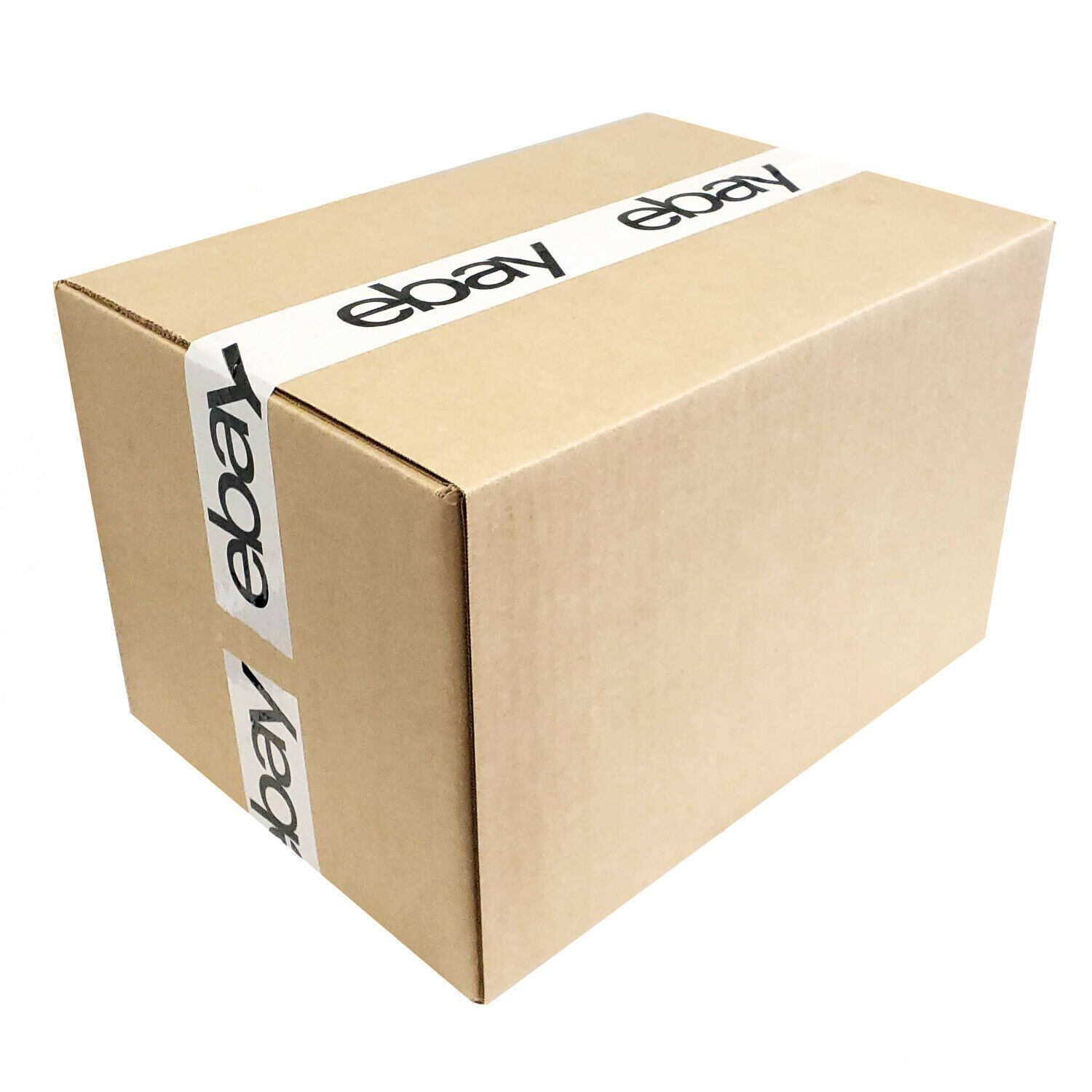 6 ROLLS of Packaging Tape eBay-Branded 2″ x 75 yard COLOR or BLACK