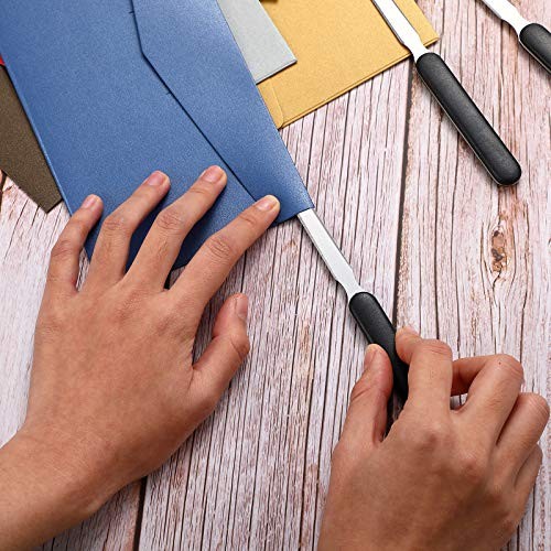 3 Pcs Letter Opener Set Stainless Steel Blade Mail Slitter Knife Office Tool